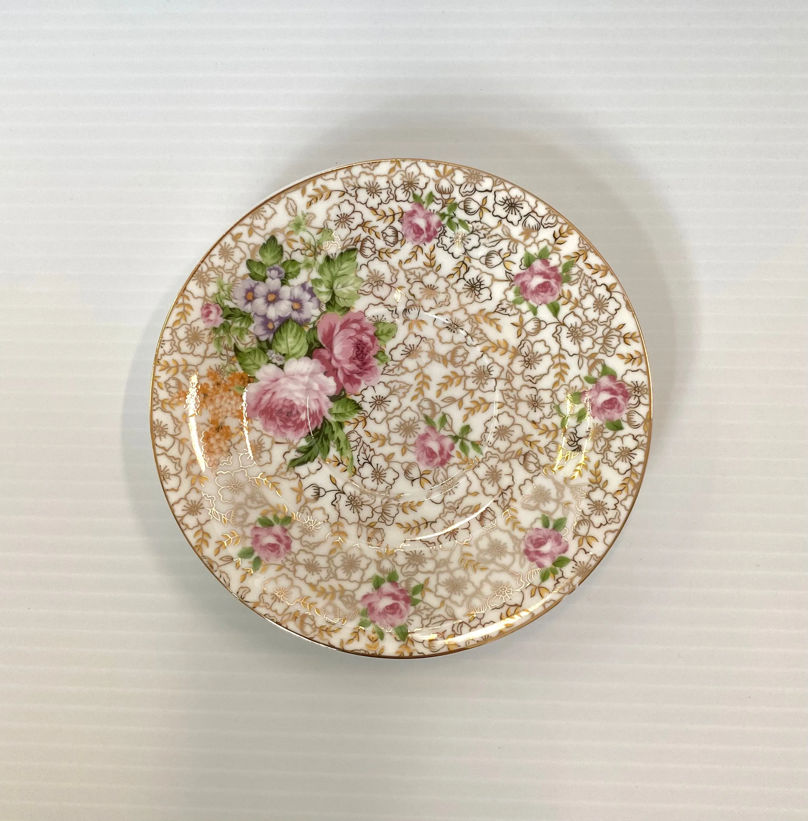 Ace Pink Floral Tea Cup Set