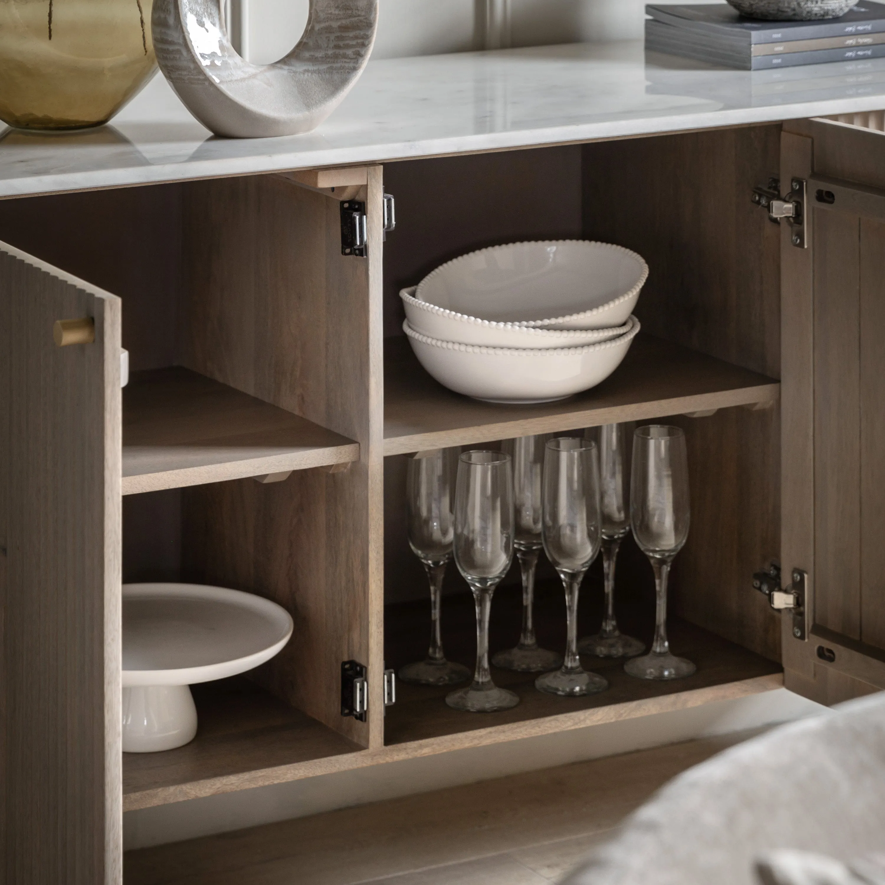 Amos Marmo 3 Door Sideboard