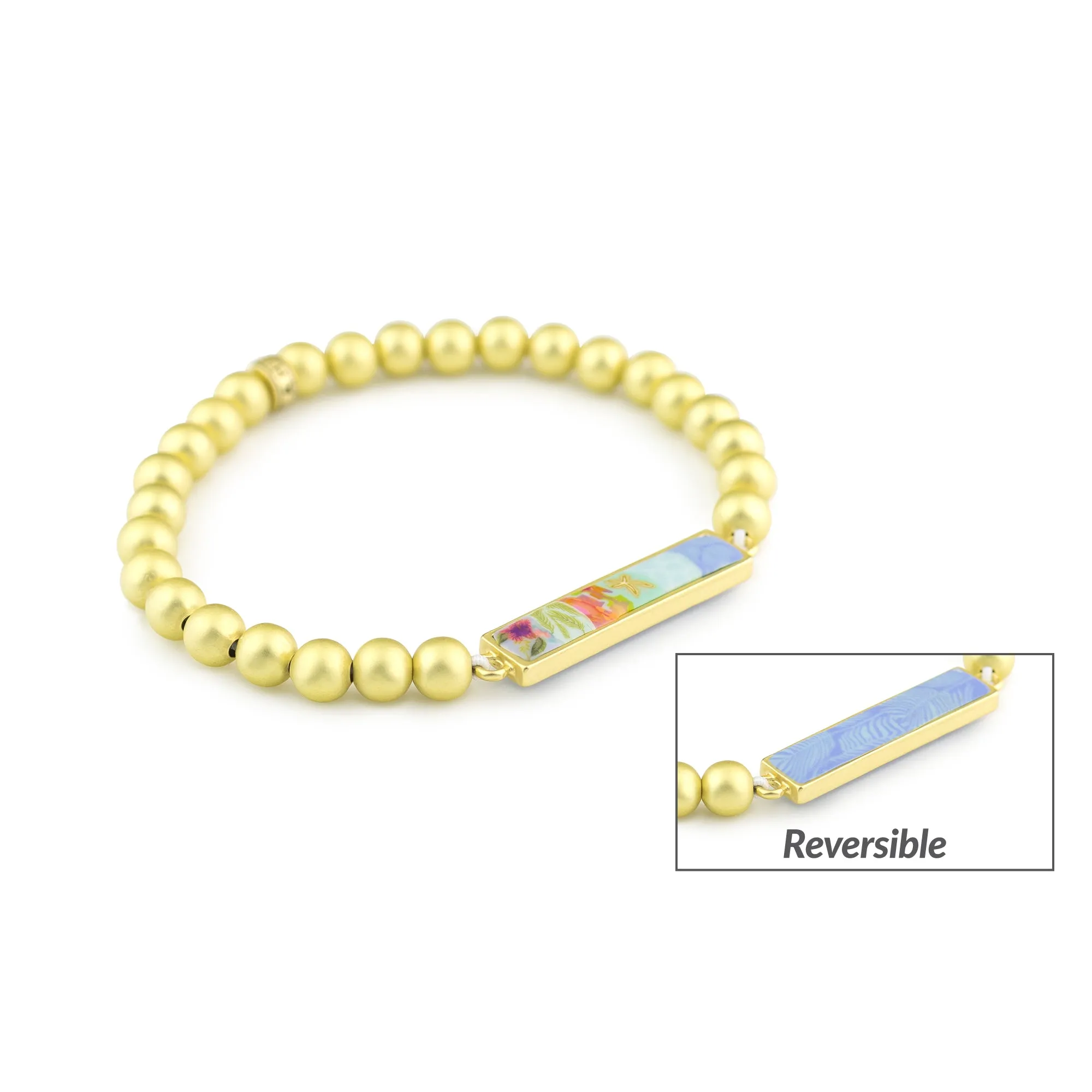 Beach Day Reversible Bar Bracelet