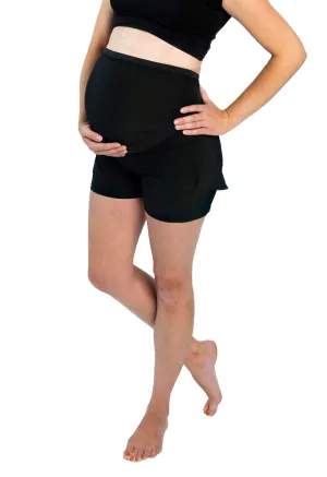 Bella Maternity Yoga Shorts with Mumband