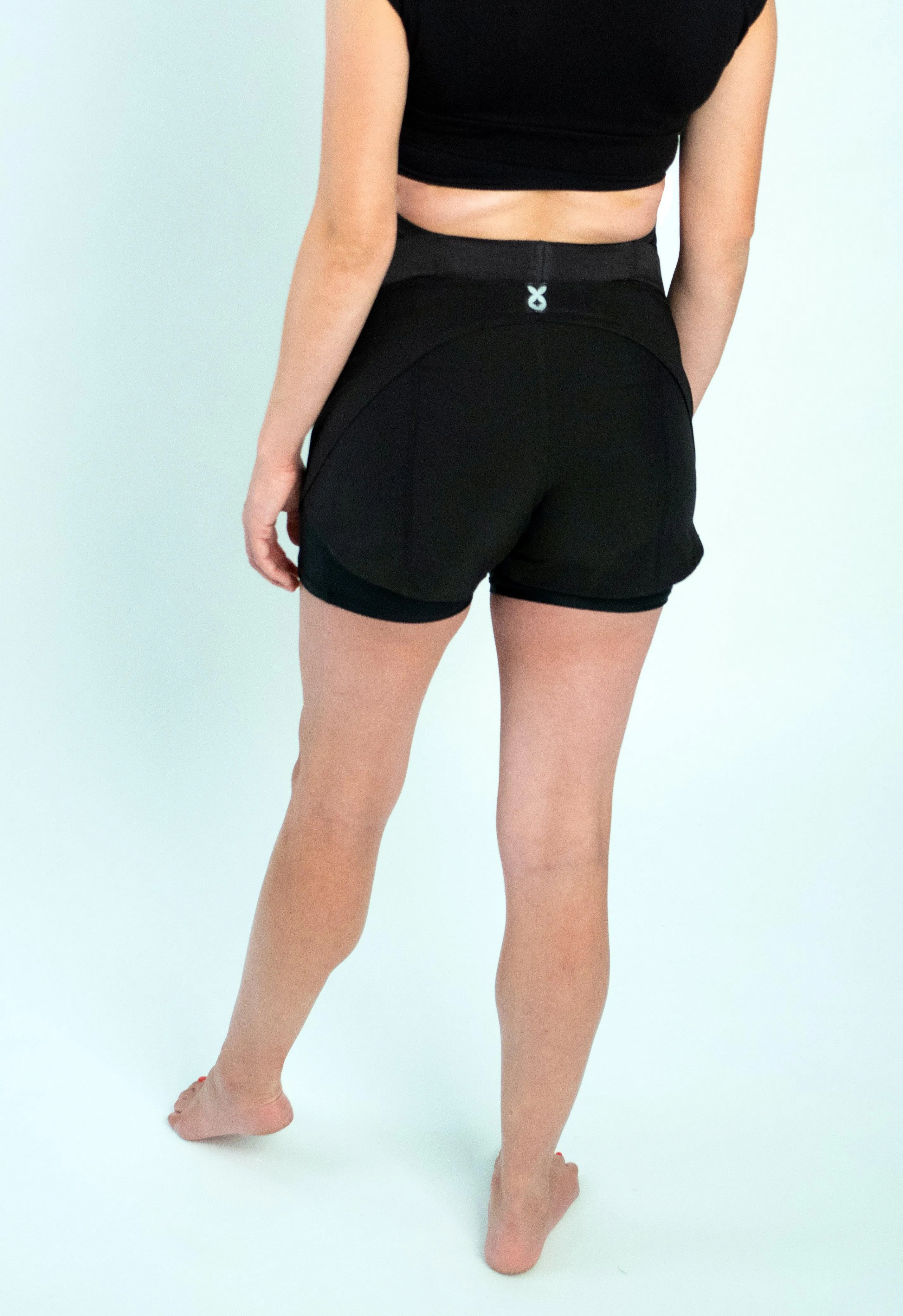 Bella Maternity Yoga Shorts with Mumband