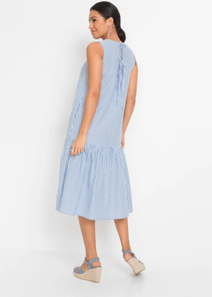Bodyflirt tie dress, blue