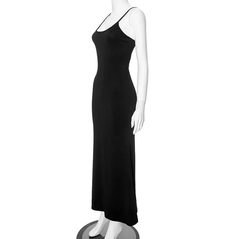 Butterfly Cut Out Charming Back Design Midi Dress