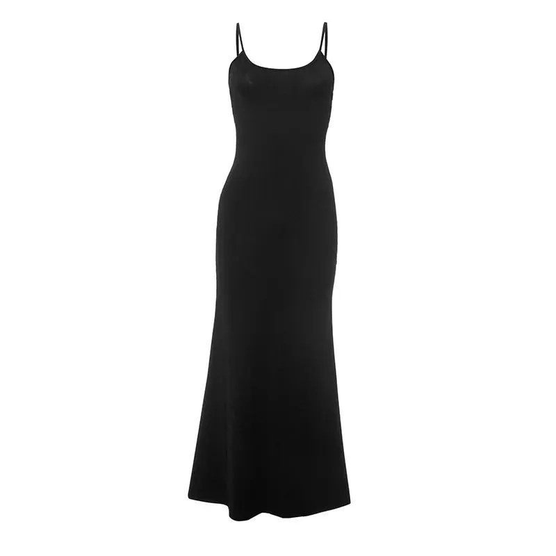 Butterfly Cut Out Charming Back Design Midi Dress