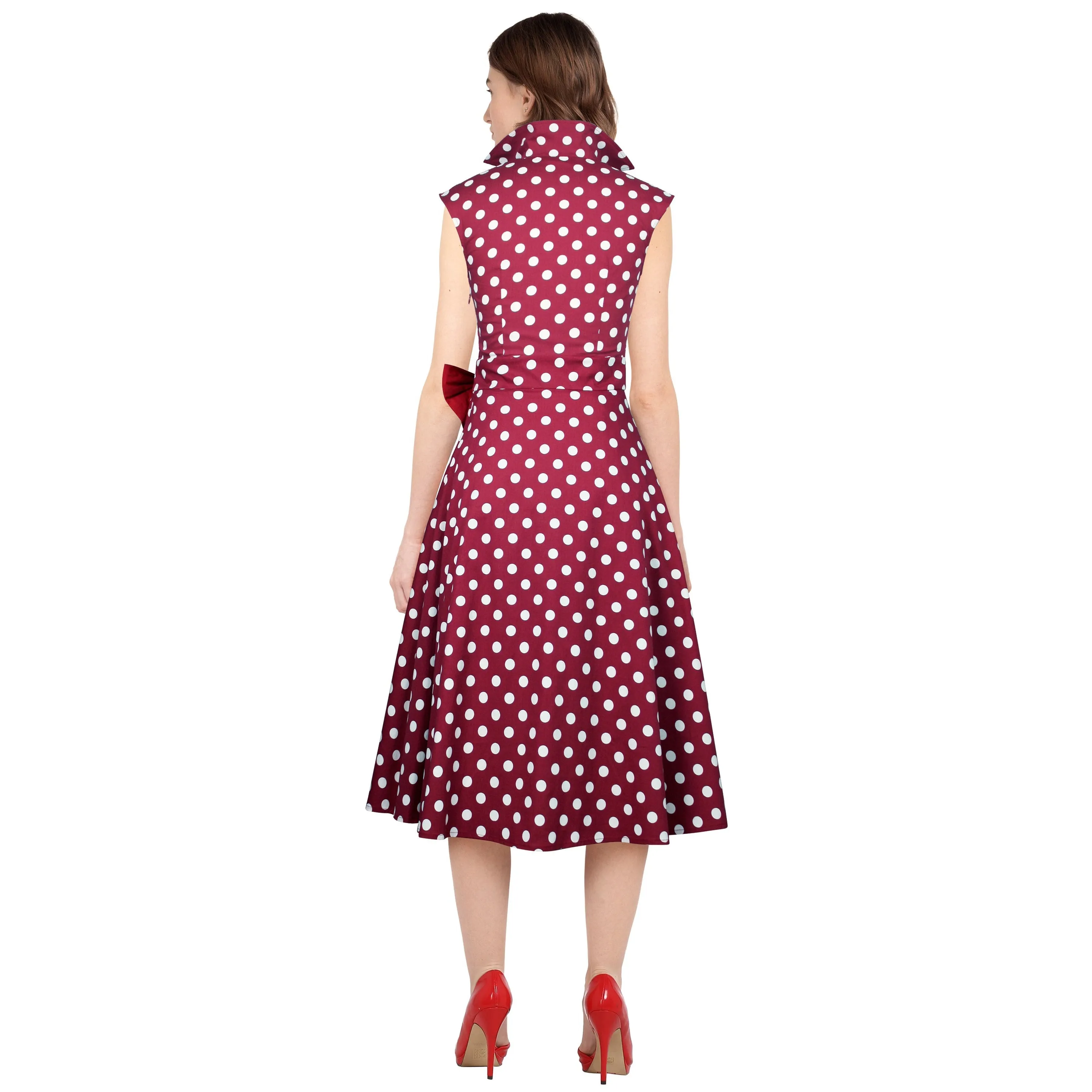ChicStar Belted Pleat Dress