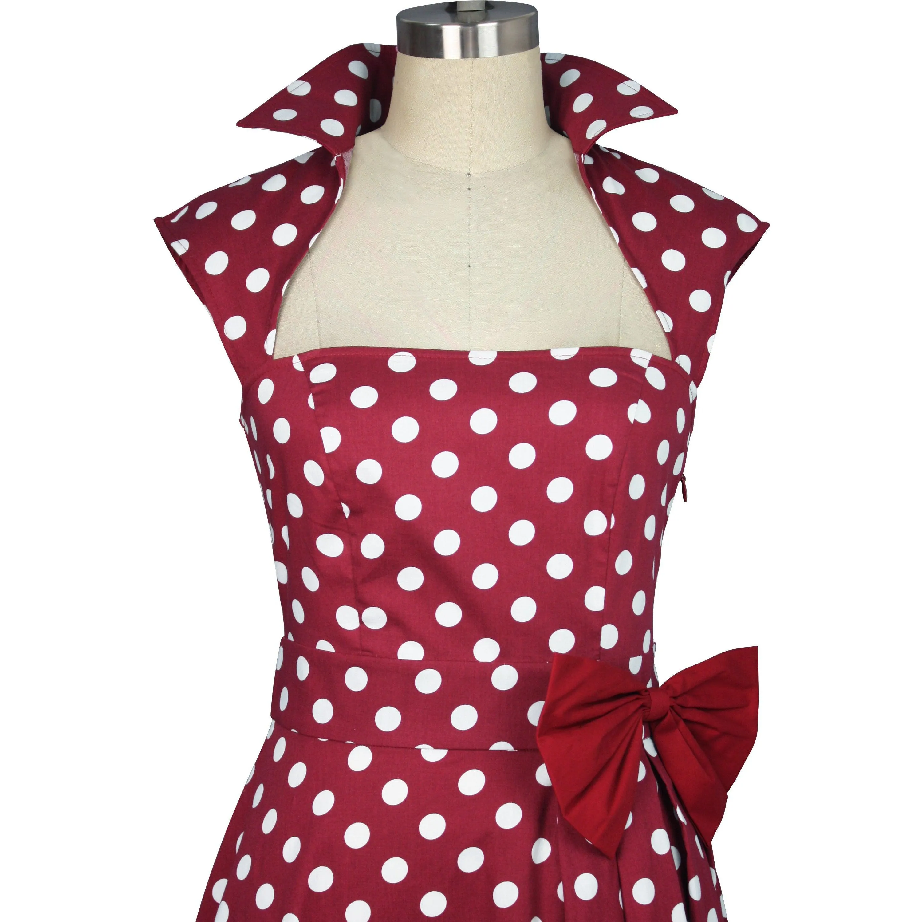 ChicStar Belted Pleat Dress