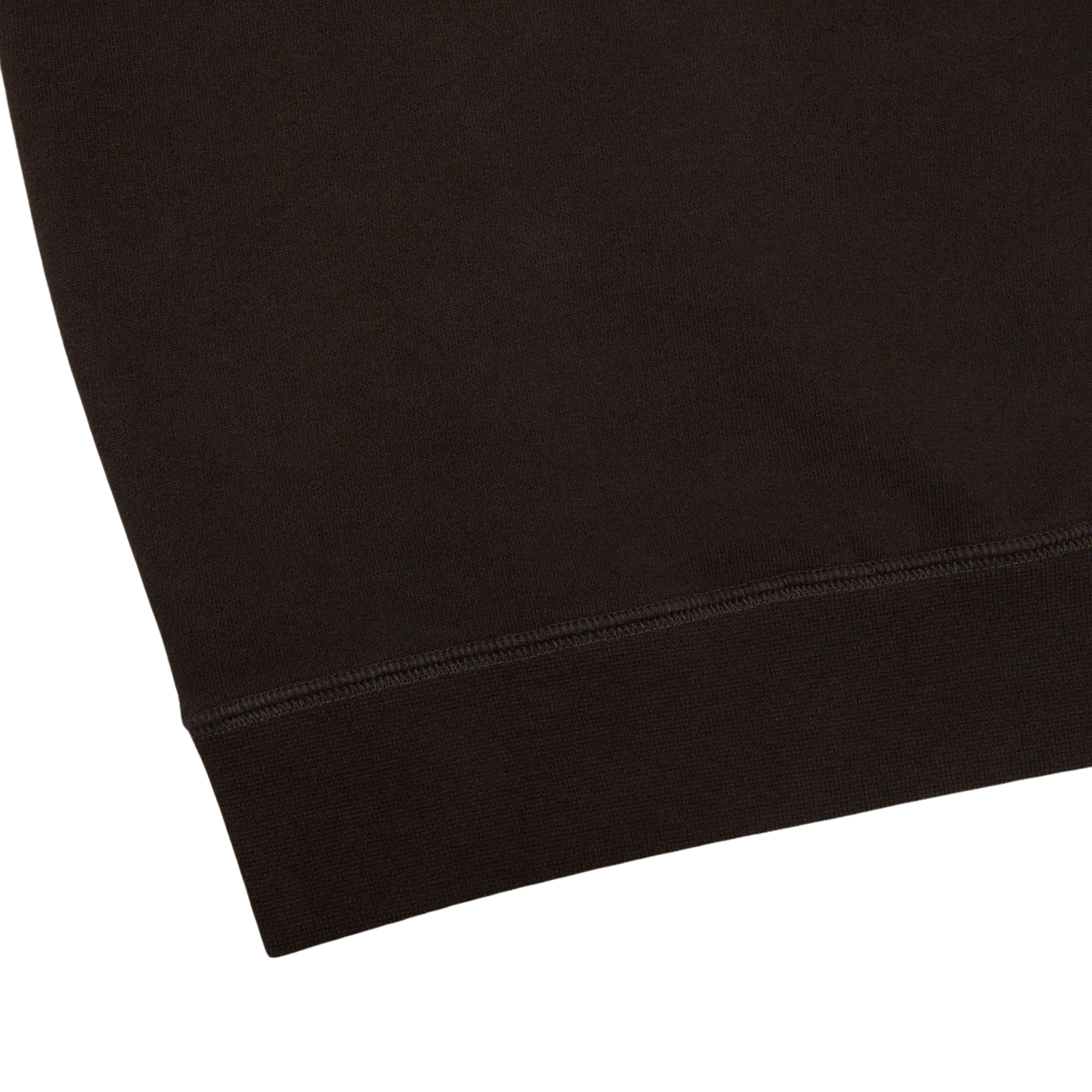 Coffee Brown Cotton Loopback Sweatshirt