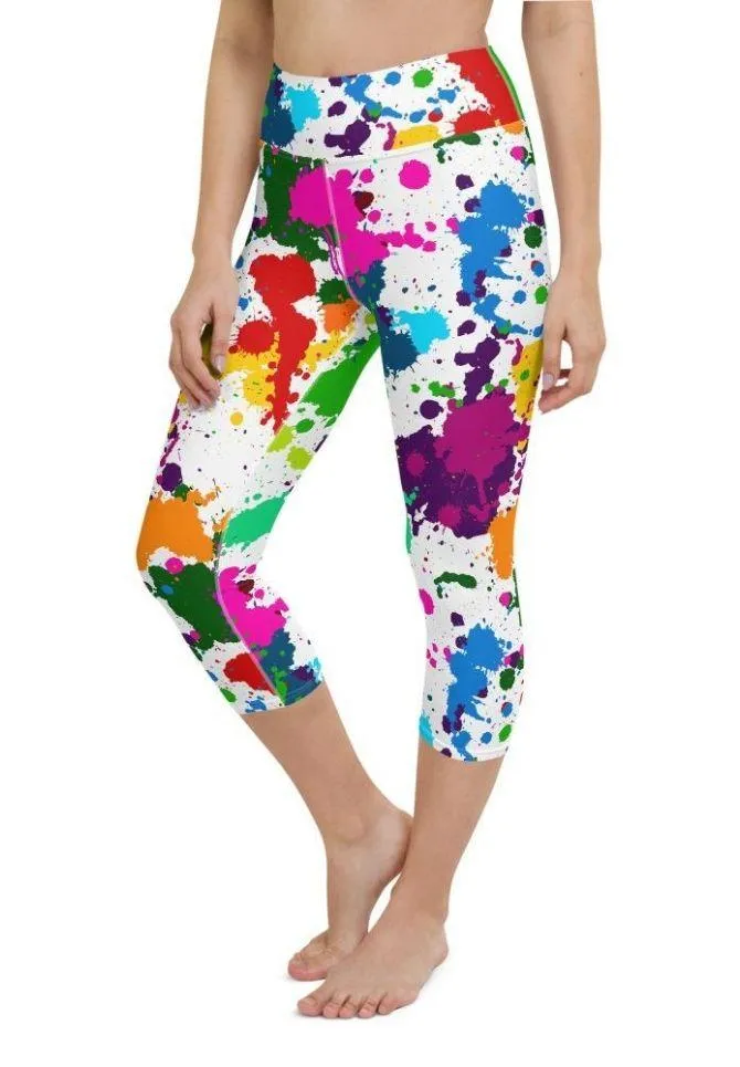 Color Splash Yoga Capris