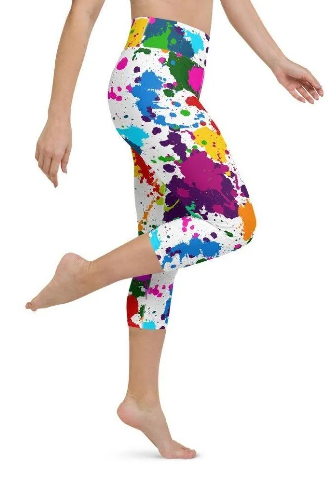 Color Splash Yoga Capris