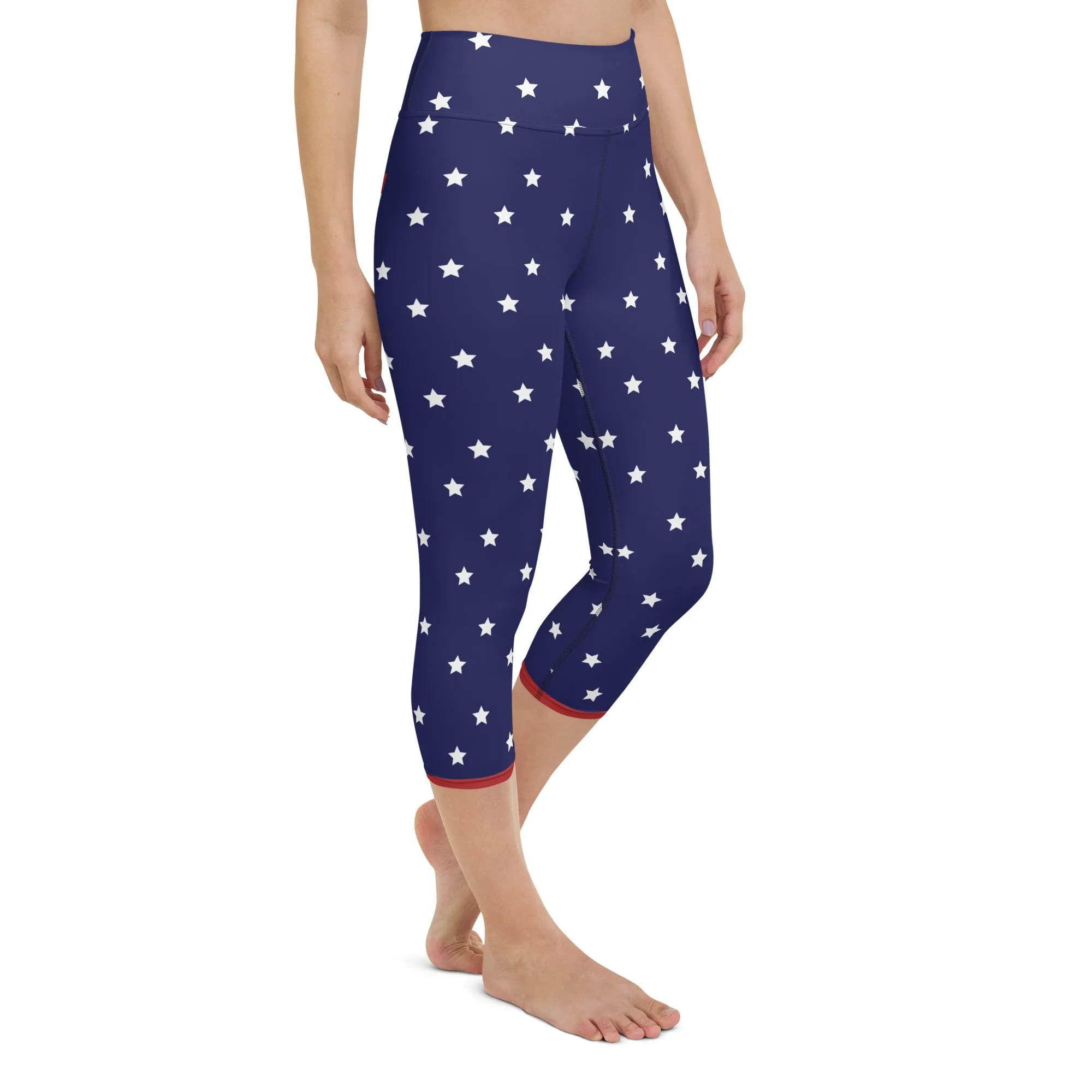 Cool Patriotic Yoga Capris