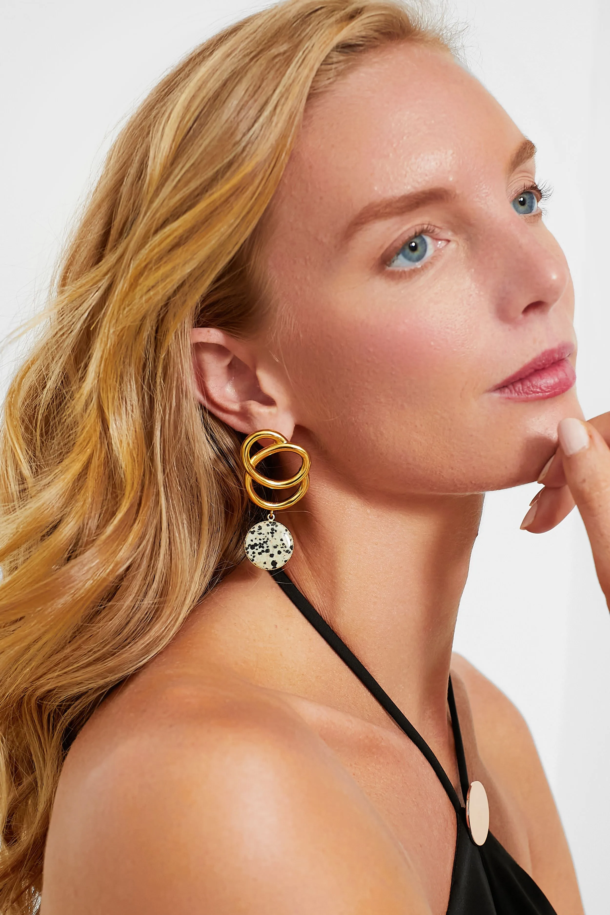 Dalmation Sonia Icon Stone Earrings