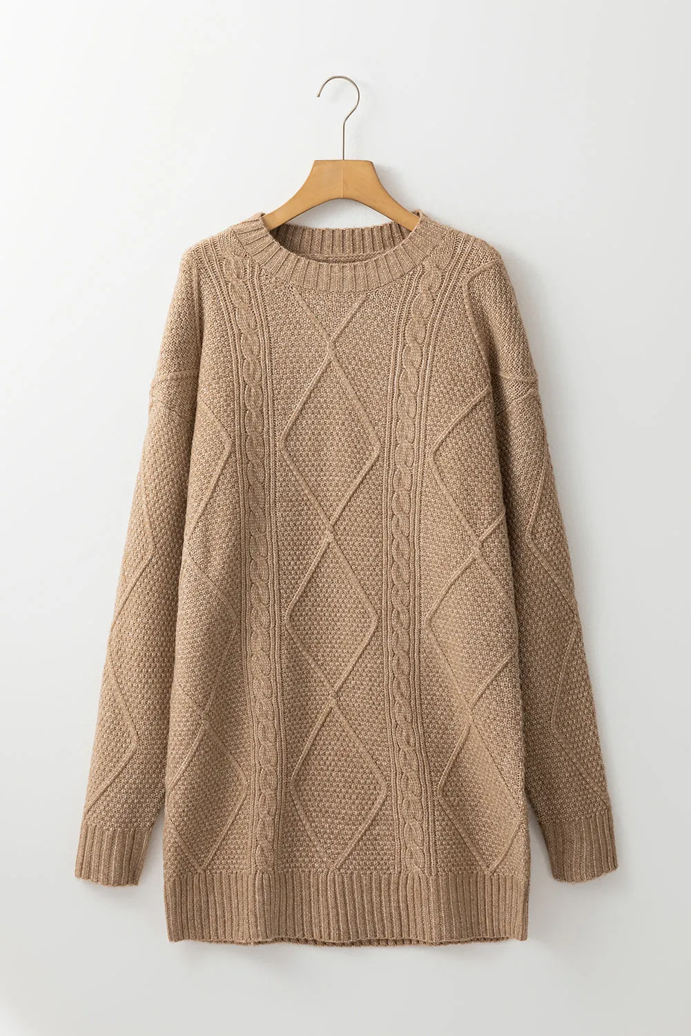 (Final Sale) Leafy Breeze Sweater Dress