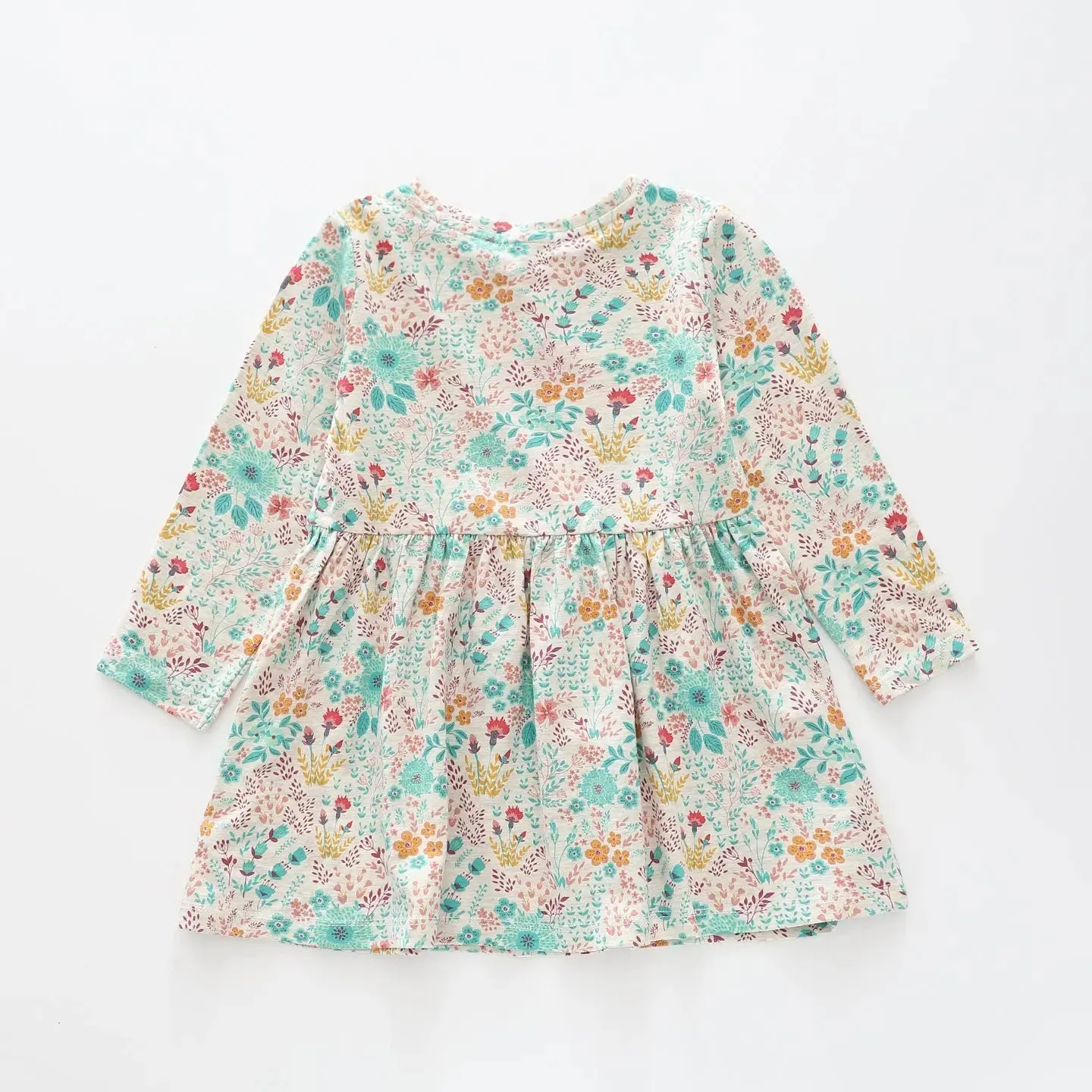 Flower Fields Print Dress