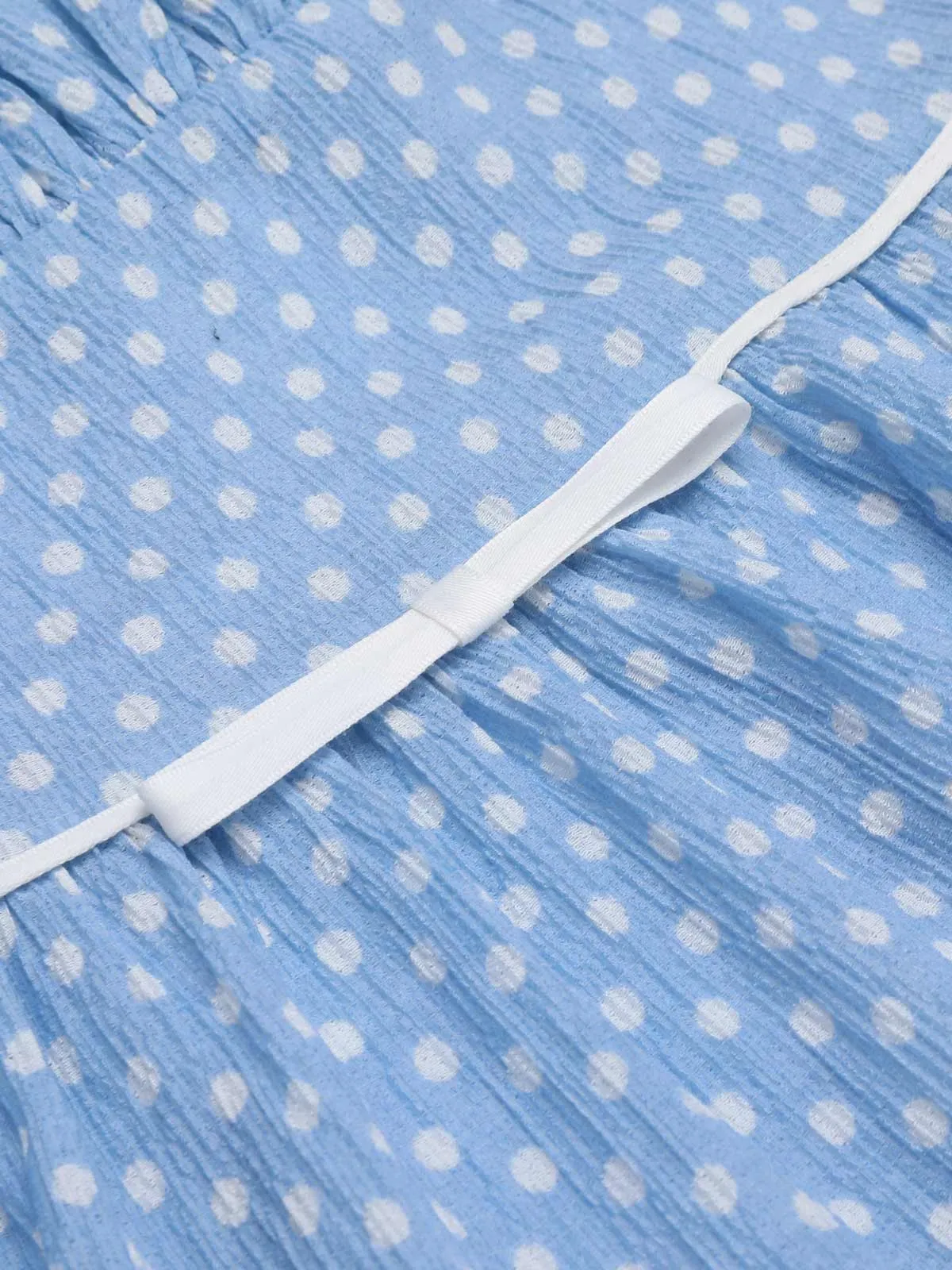 Green 1950s Strap Polka Dot Swing Dress