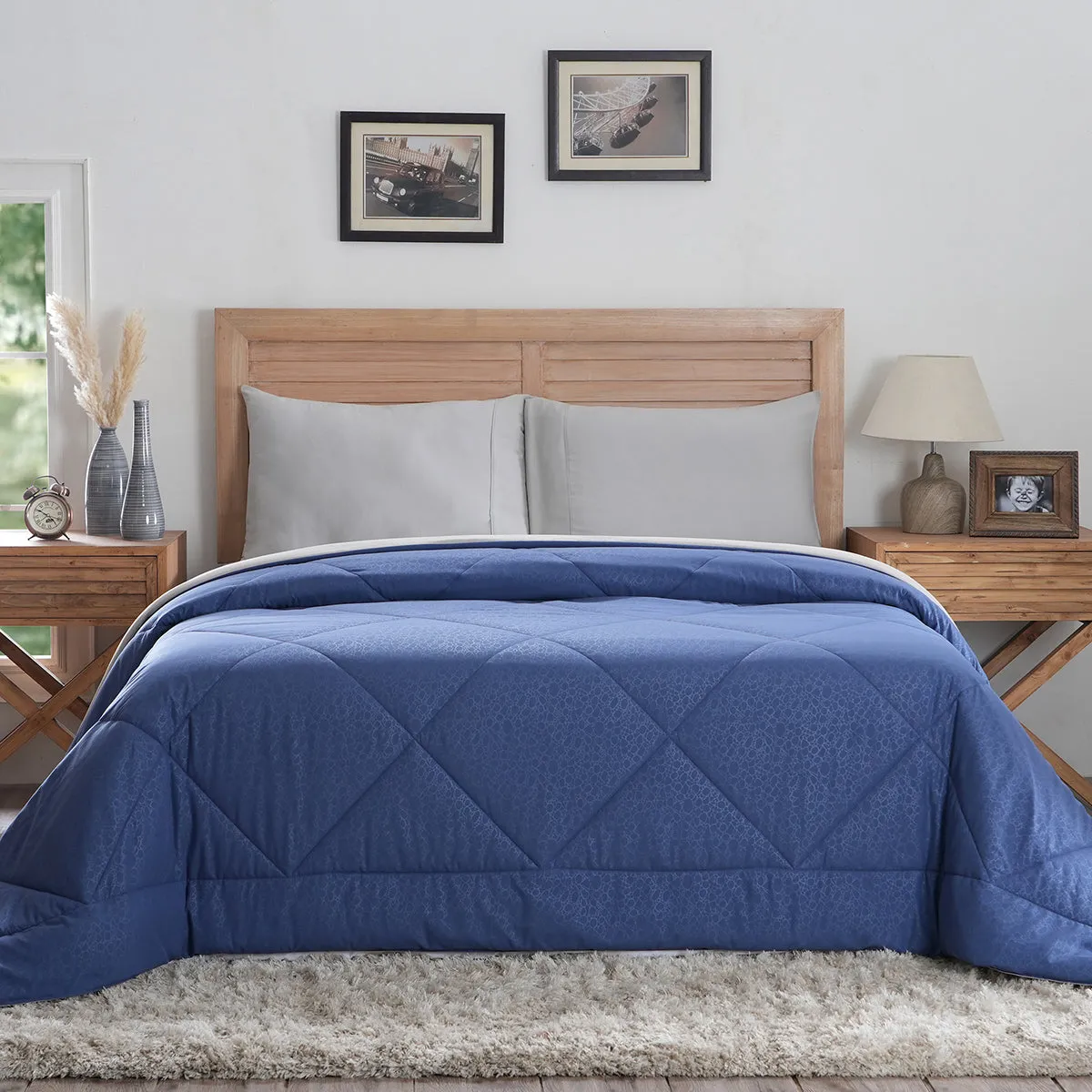Hermosa Glister Pebble Reversible Quilt