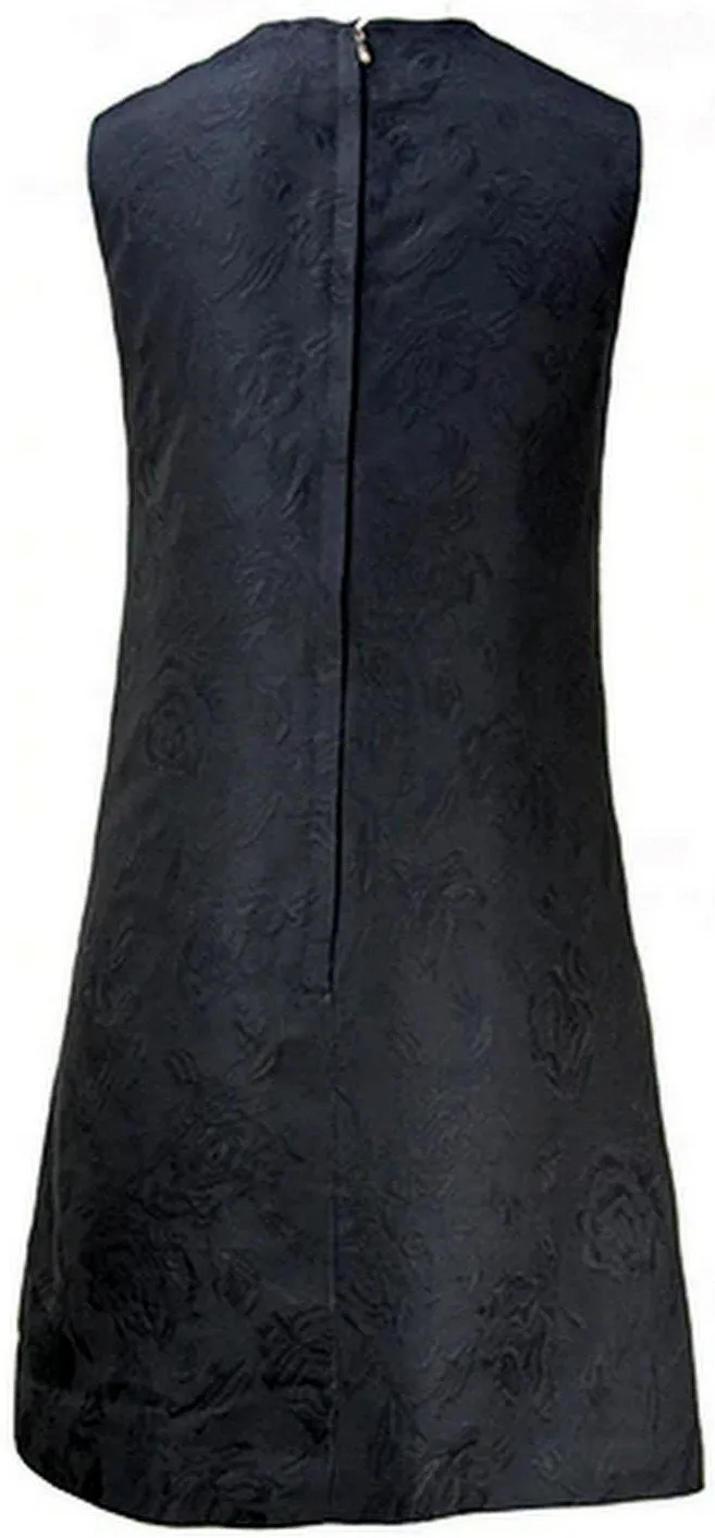 Jewel-Embellished Jacquard Mini Dress