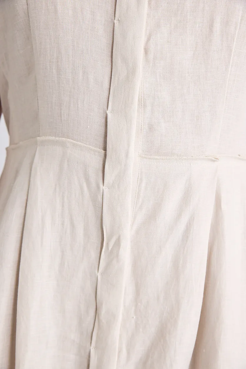 Lilli - Dress - Long - Oatmeal - Linen