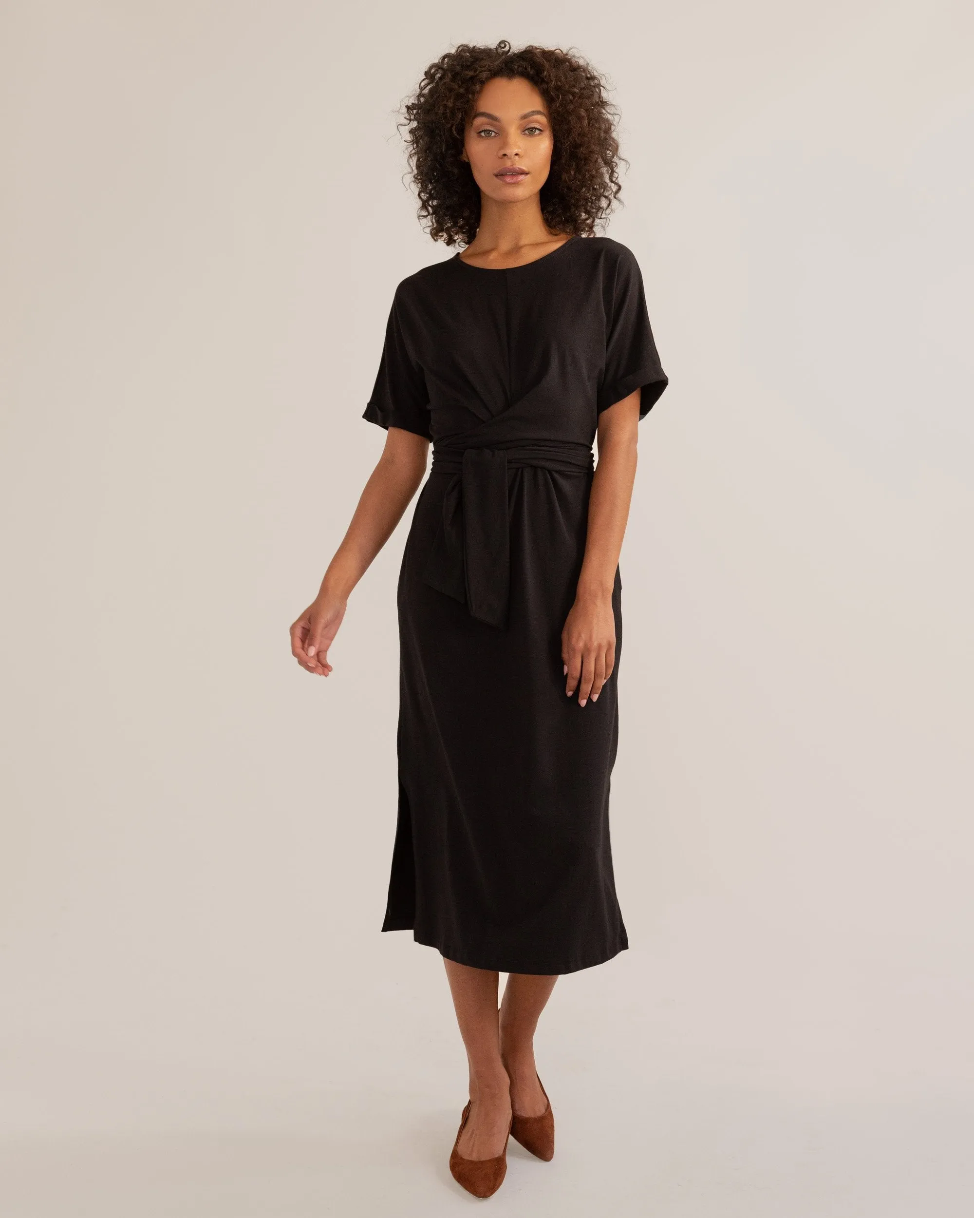 McKenna Tie-Back Wrap Dress