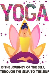 Men's Oversized T-Shirt - "Yoga: The Journey of the Self Through the Self to the Self" T-Shirt