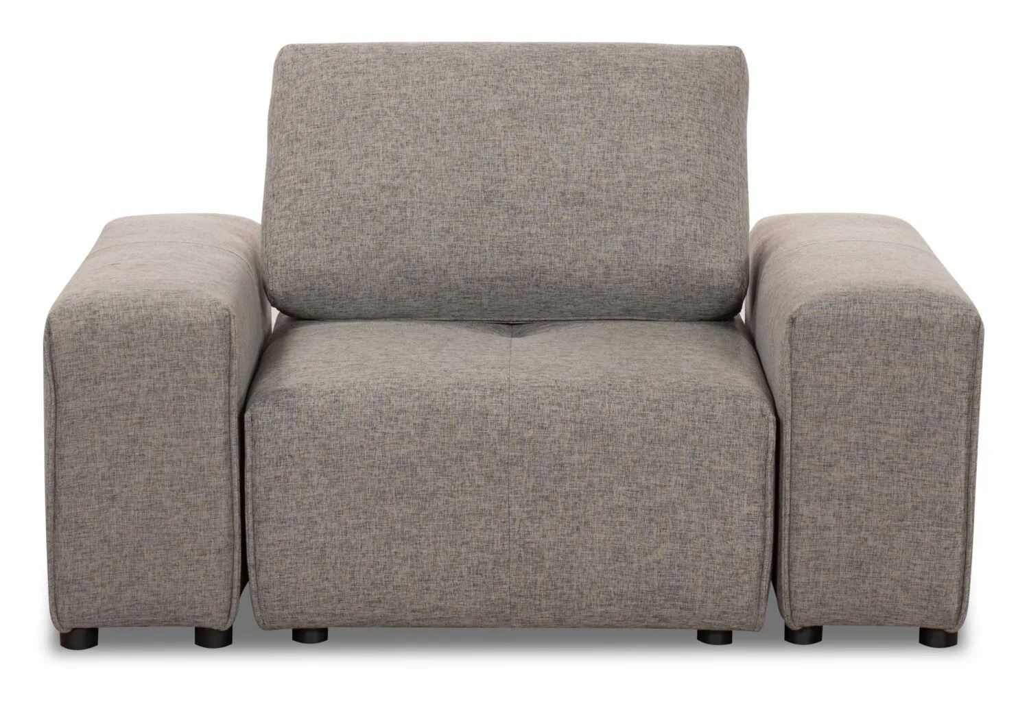 Orenda Linen-Look Fabric Modular Chair - Grey