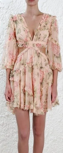 'Prima Floating' Cut-Out Dress