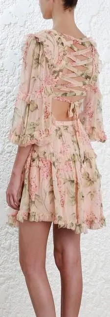 'Prima Floating' Cut-Out Dress