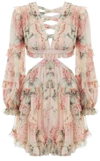 'Prima Floating' Cut-Out Dress