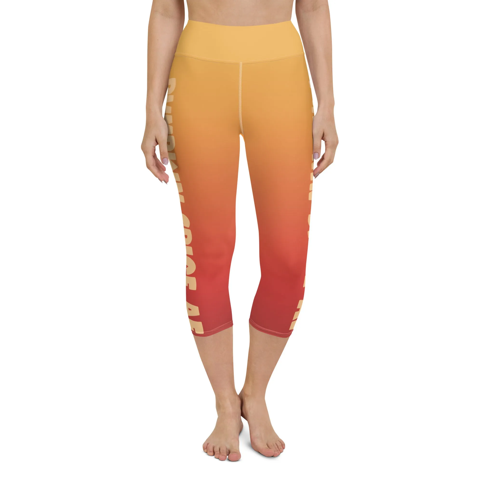 Pumpkin Spice AF Yoga Capris