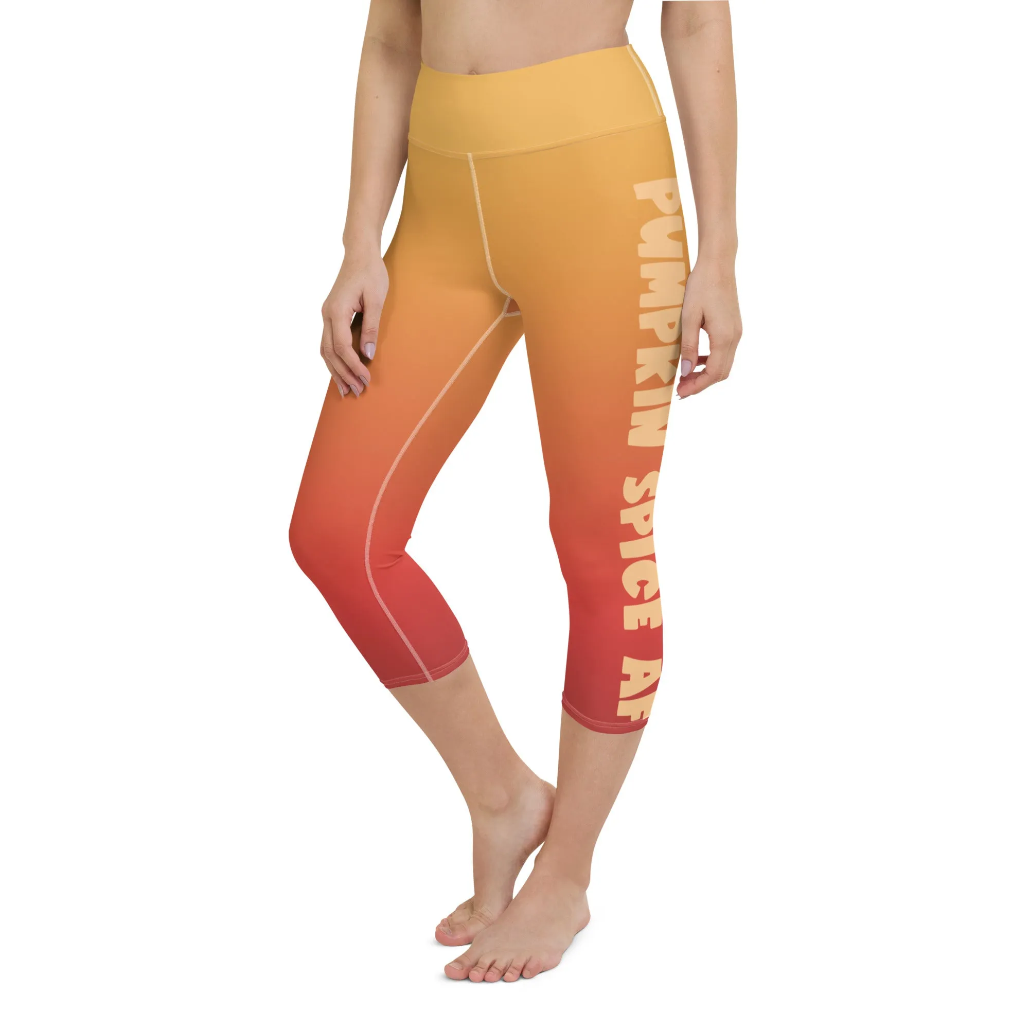 Pumpkin Spice AF Yoga Capris