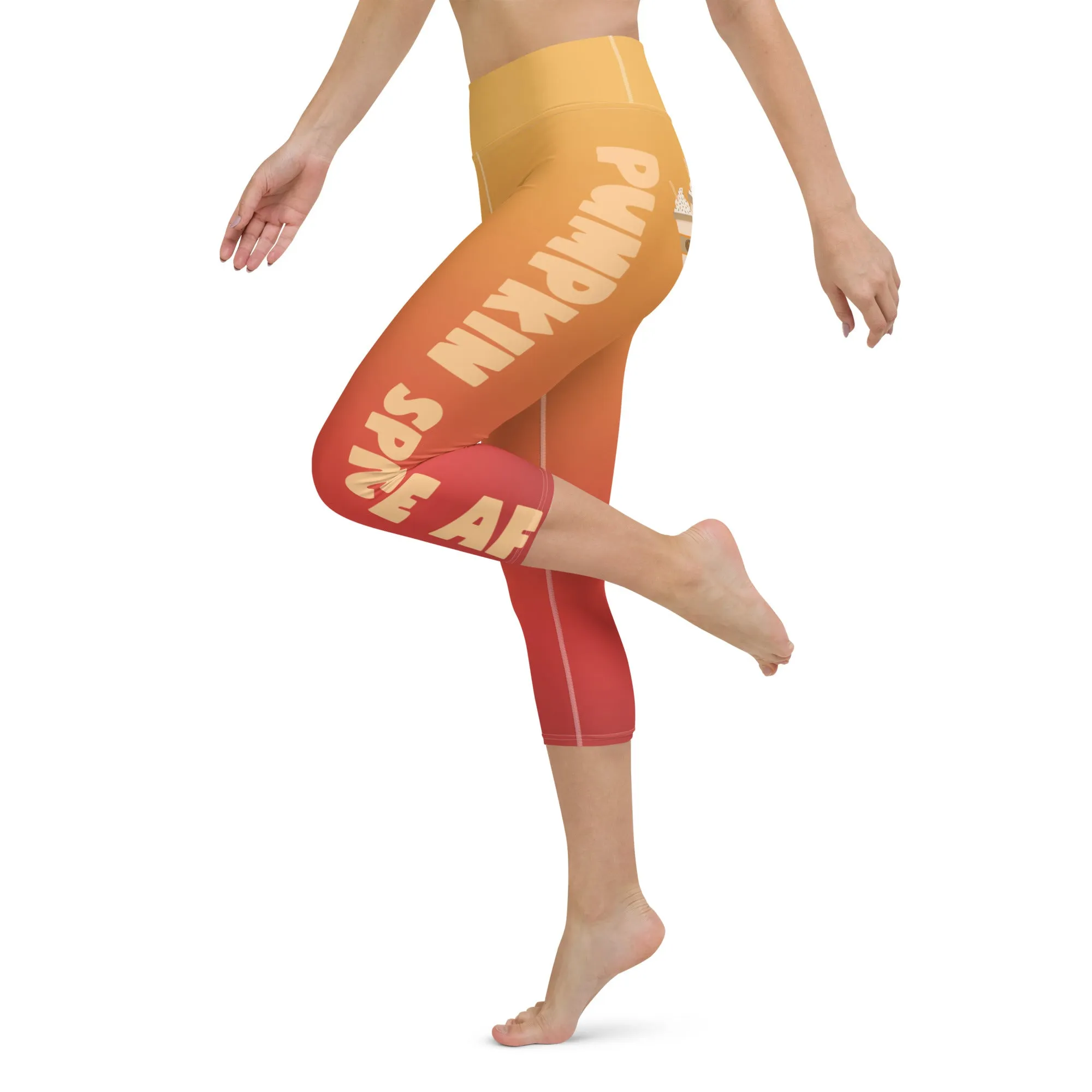 Pumpkin Spice AF Yoga Capris