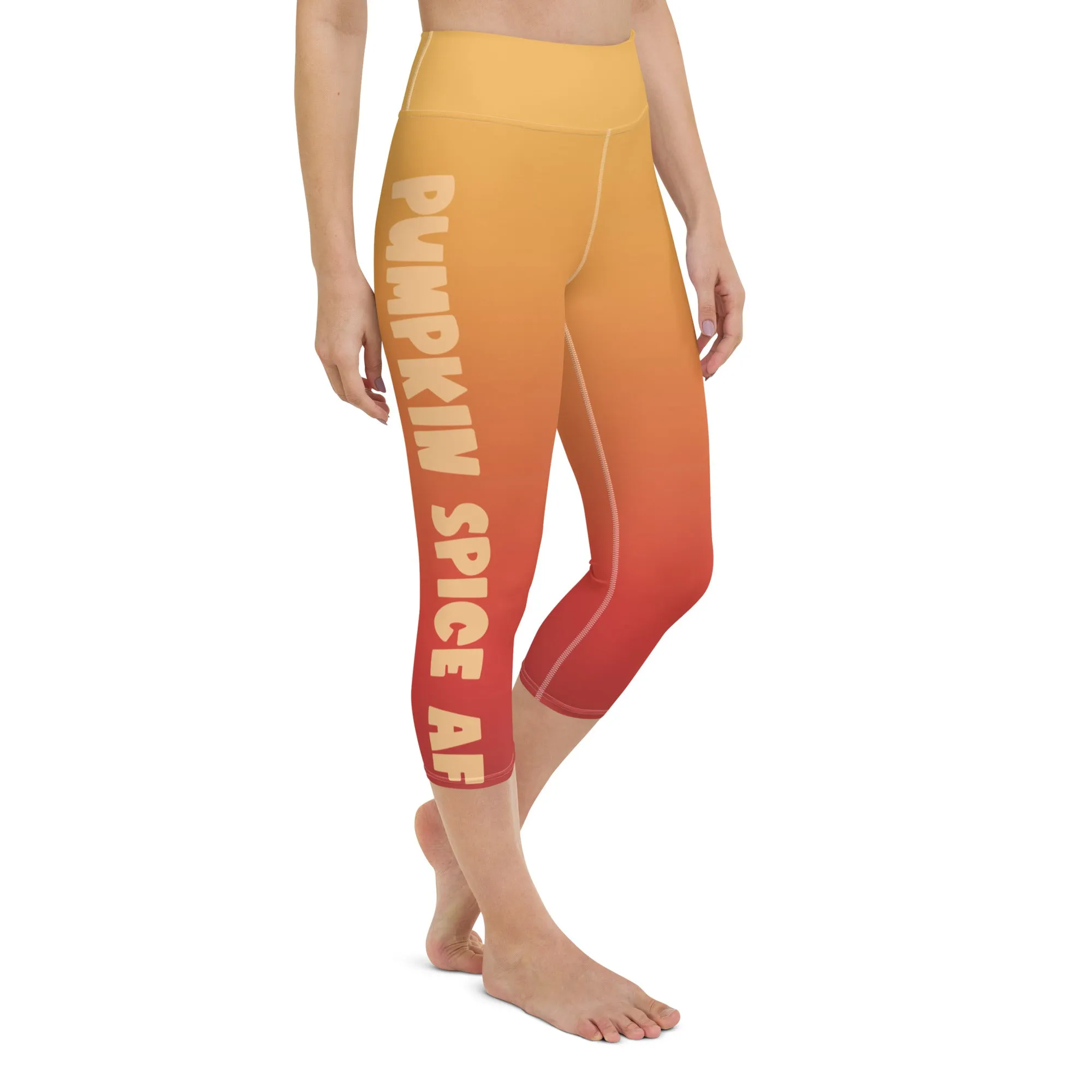 Pumpkin Spice AF Yoga Capris