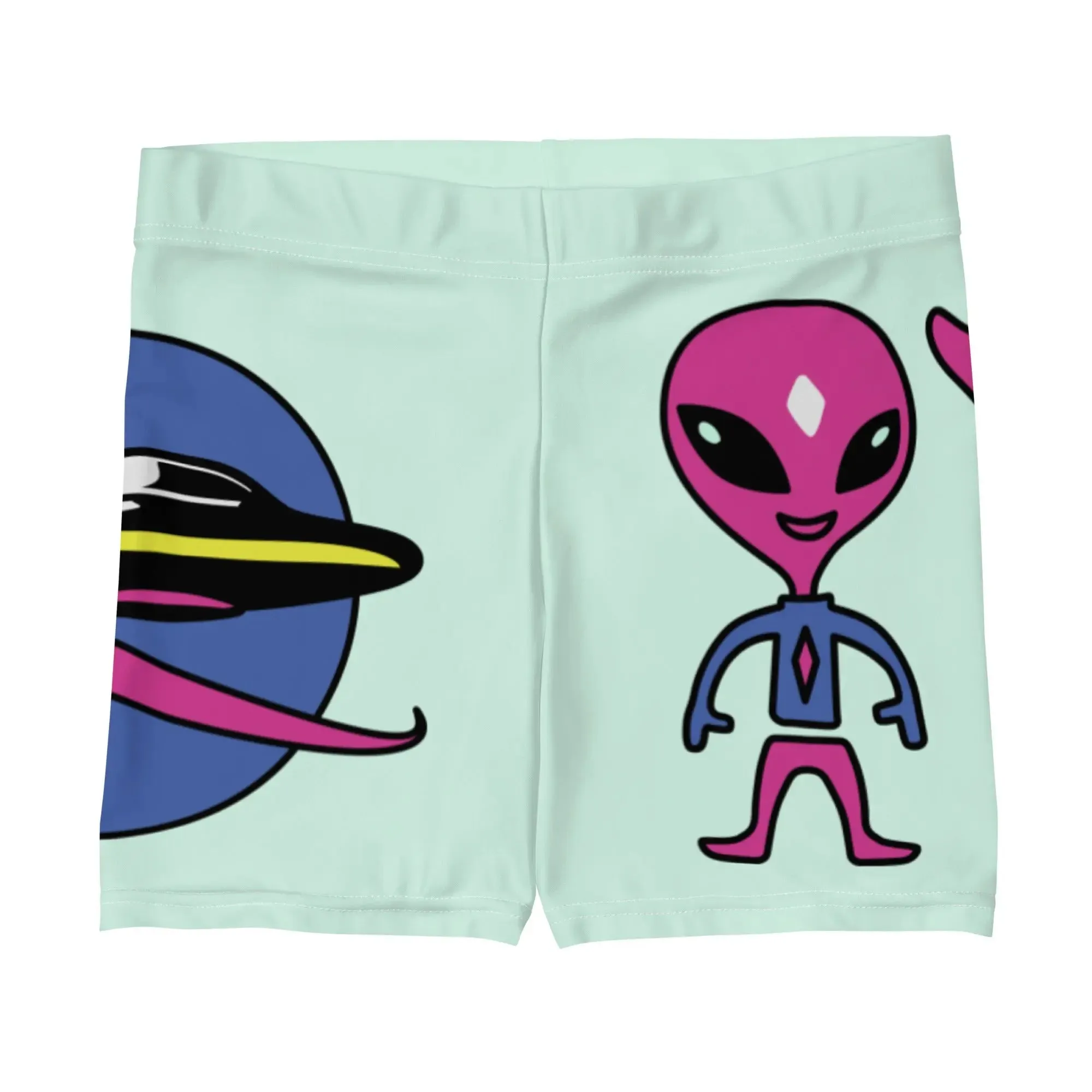 "Space Buds" Collection - Yoga Shorts