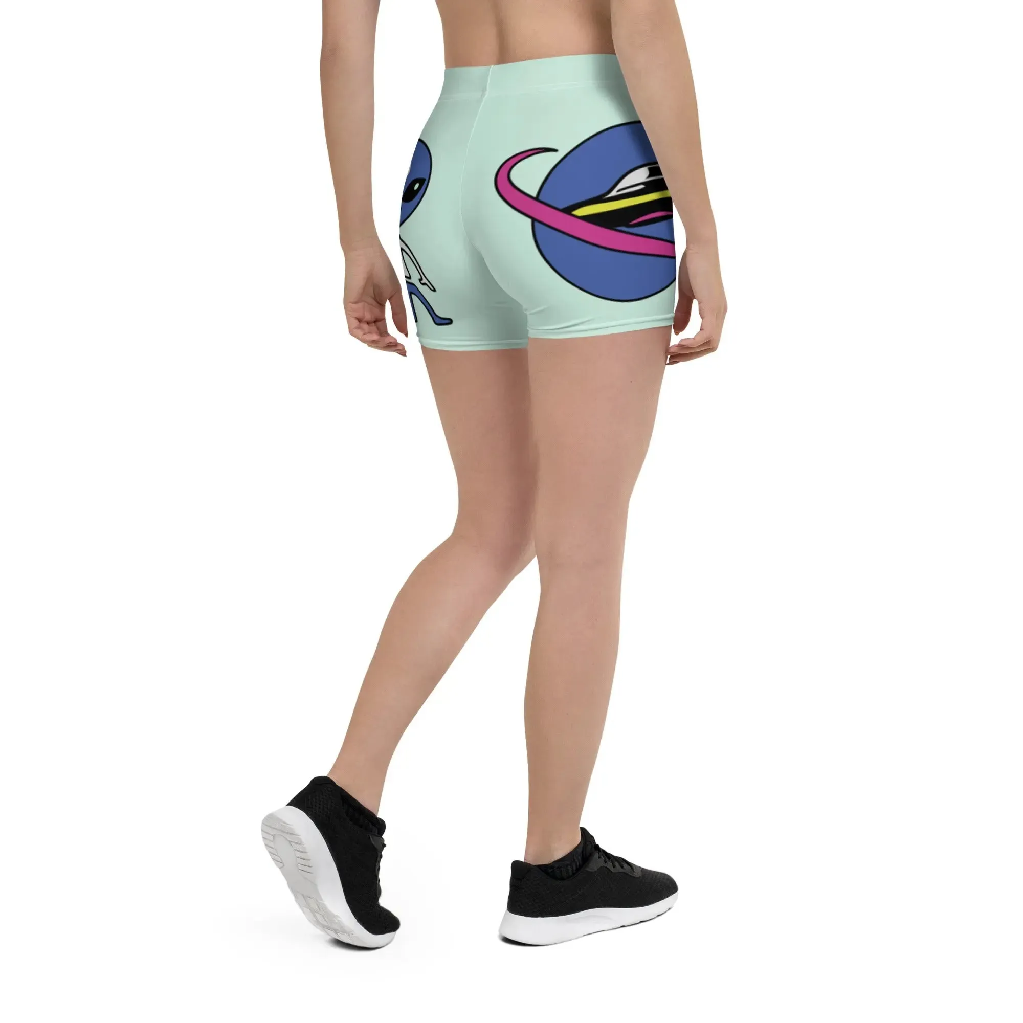 "Space Buds" Collection - Yoga Shorts