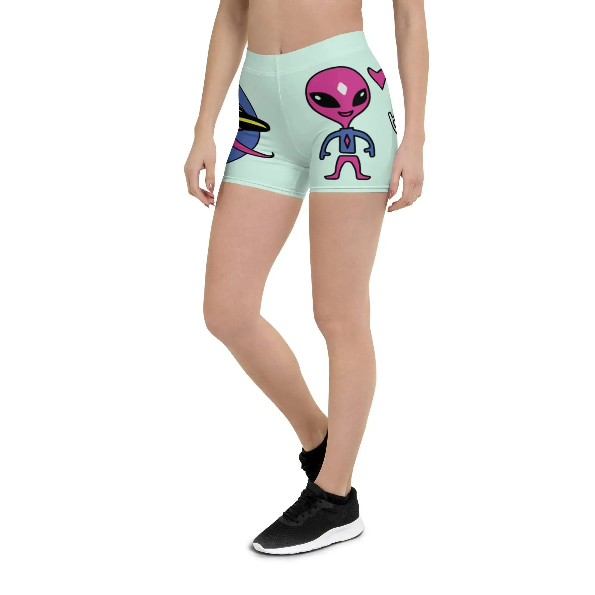 "Space Buds" Collection - Yoga Shorts