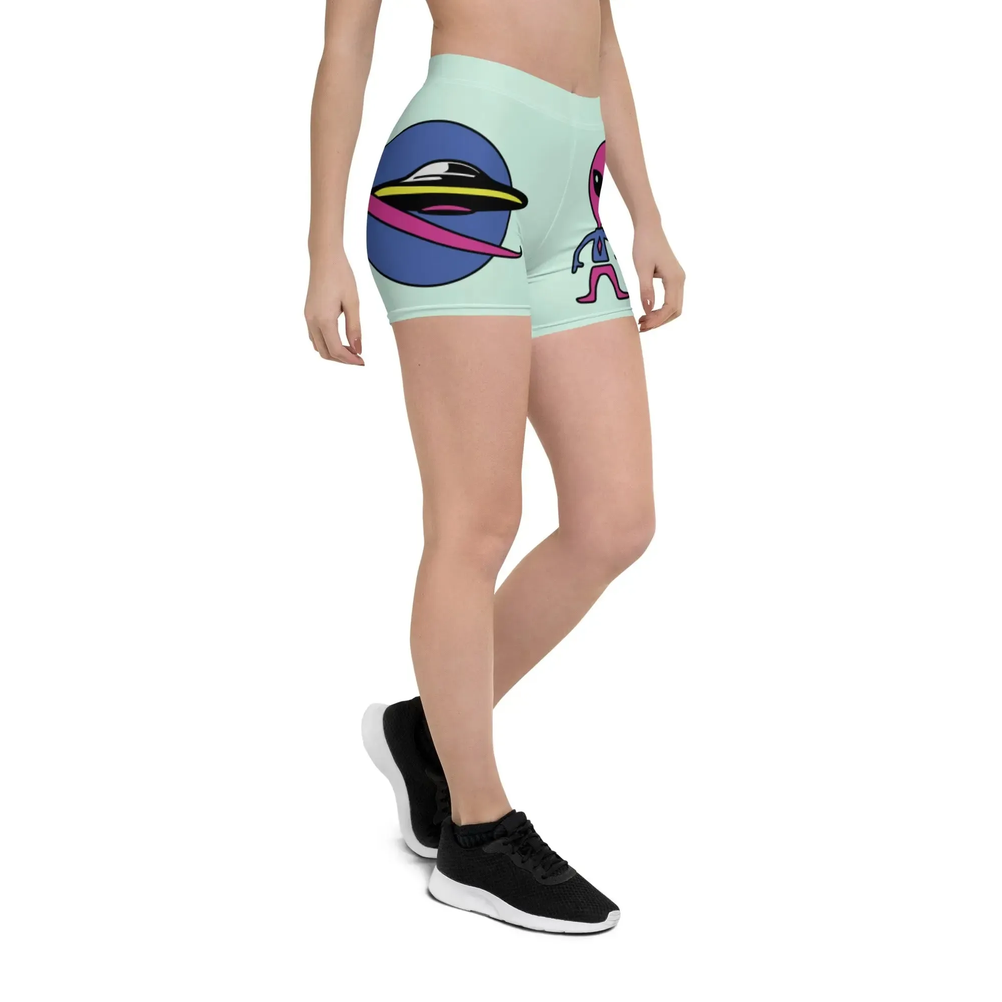 "Space Buds" Collection - Yoga Shorts