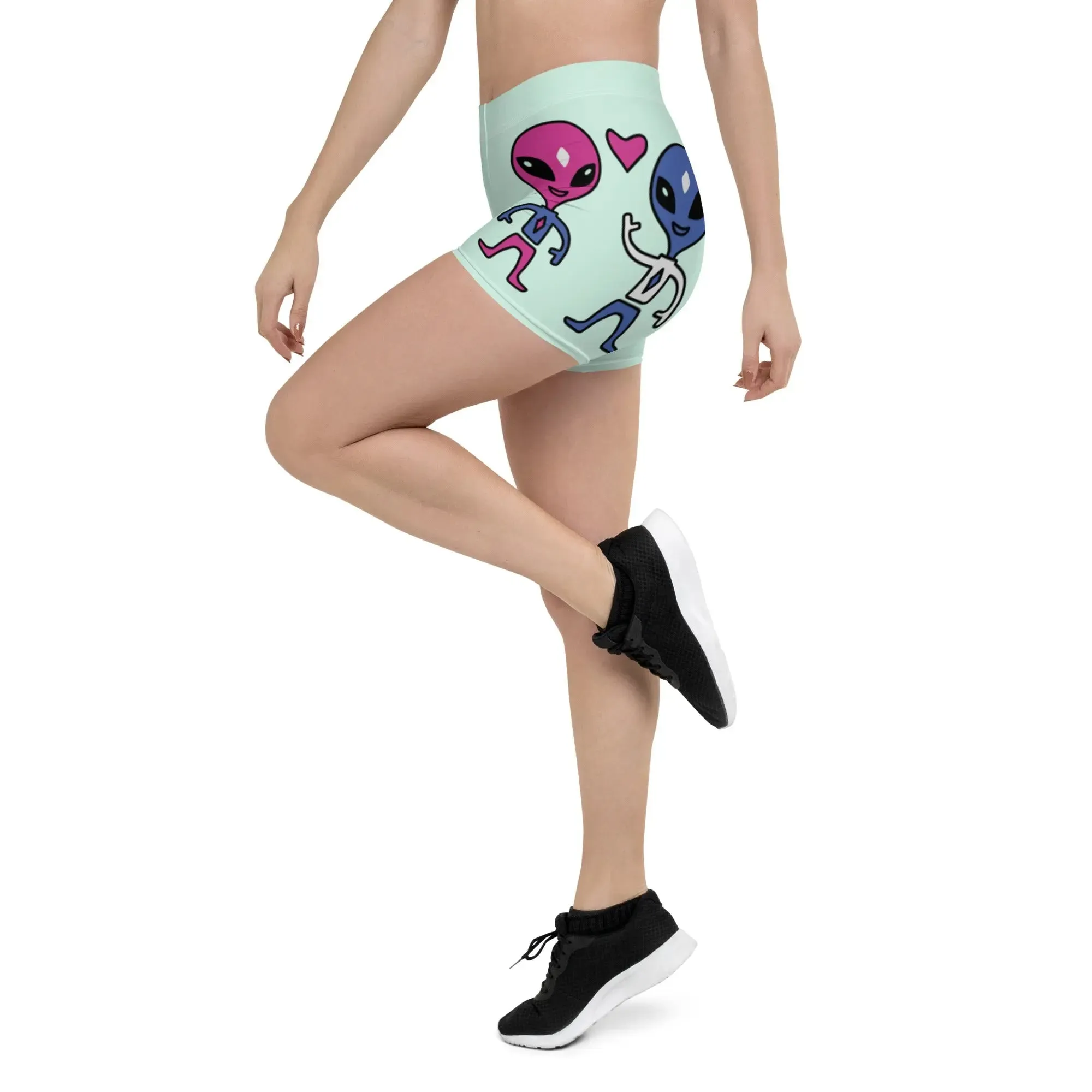 "Space Buds" Collection - Yoga Shorts
