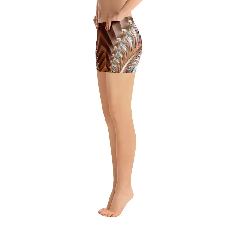 "Summer Spin" Collection - Short Yoga Shorts