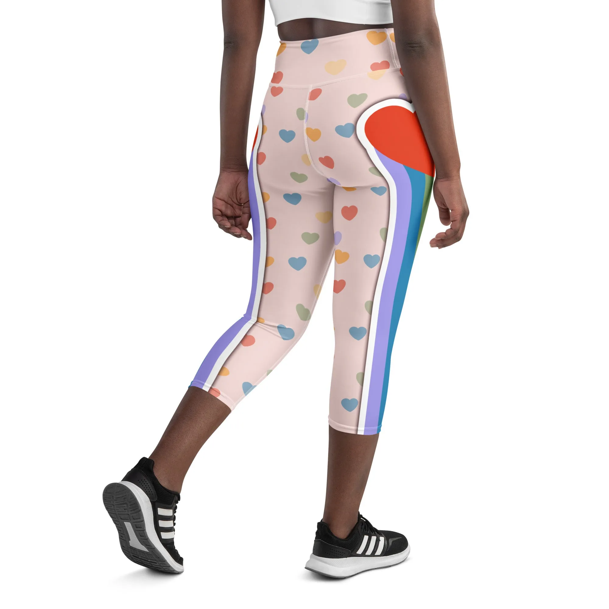 Rainbow Love Yoga Capris