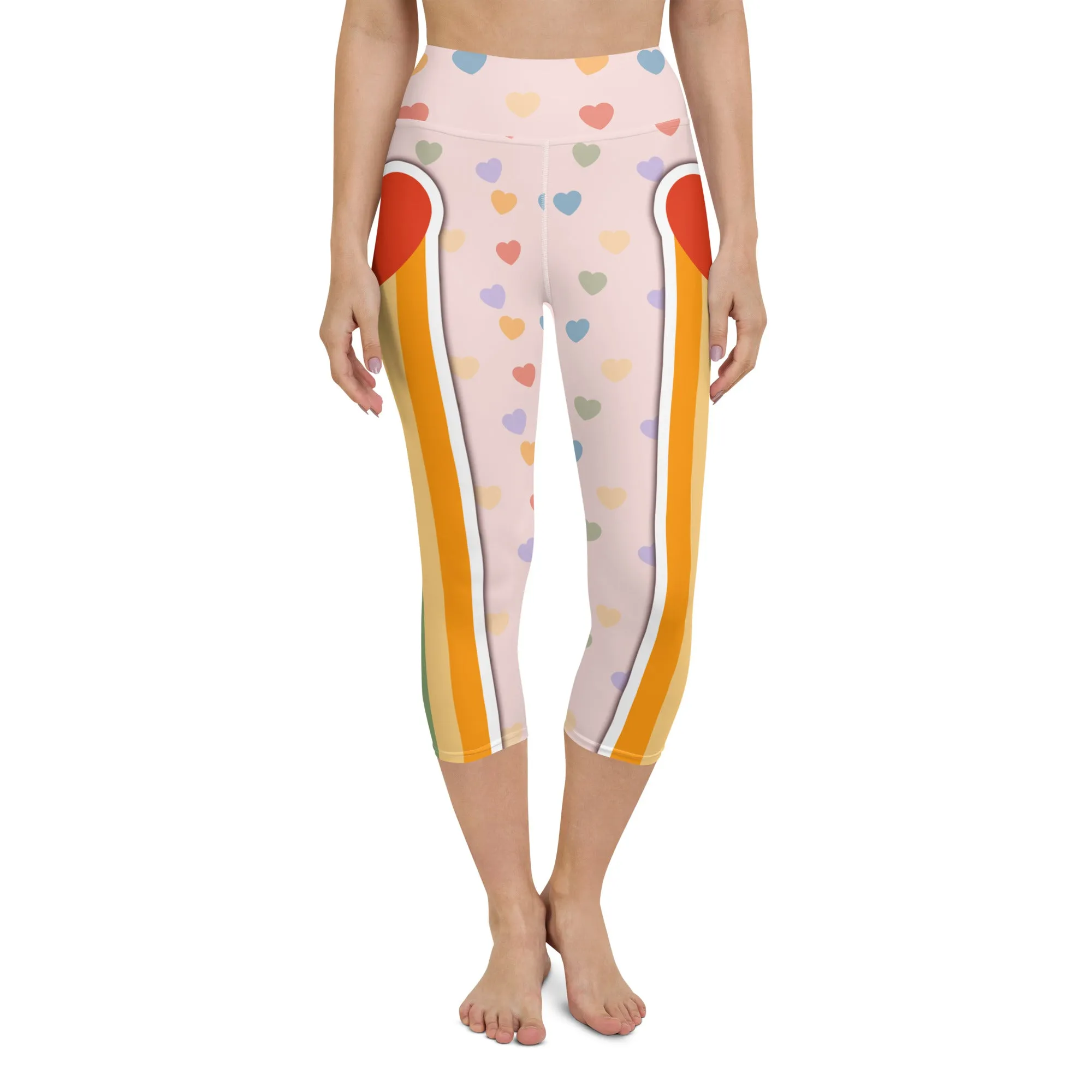 Rainbow Love Yoga Capris