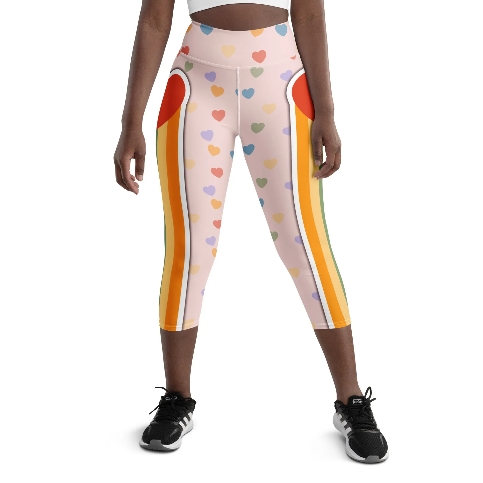 Rainbow Love Yoga Capris