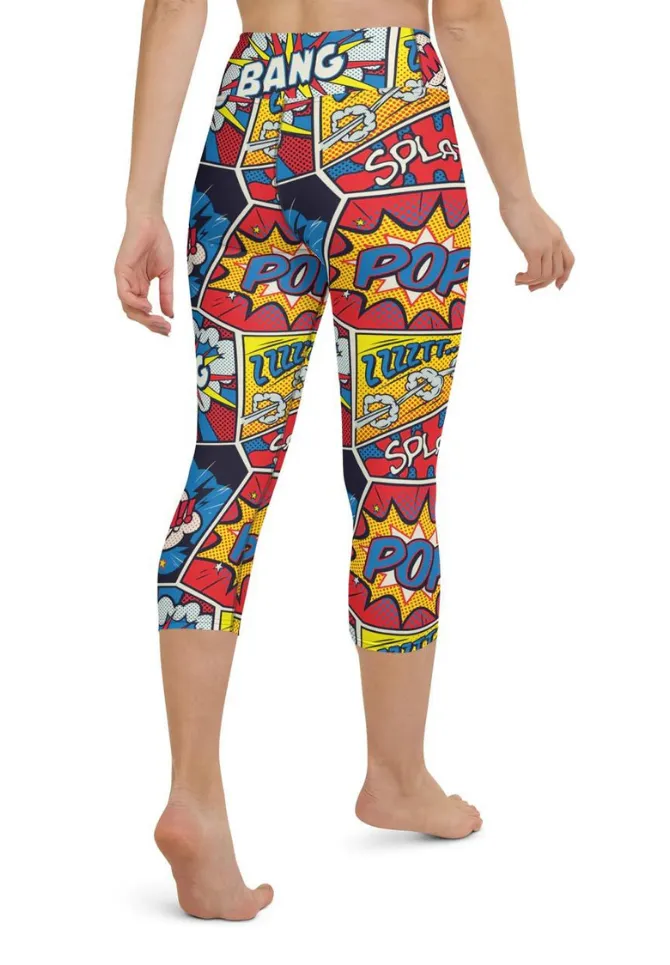 Superhero Comics Yoga Capris