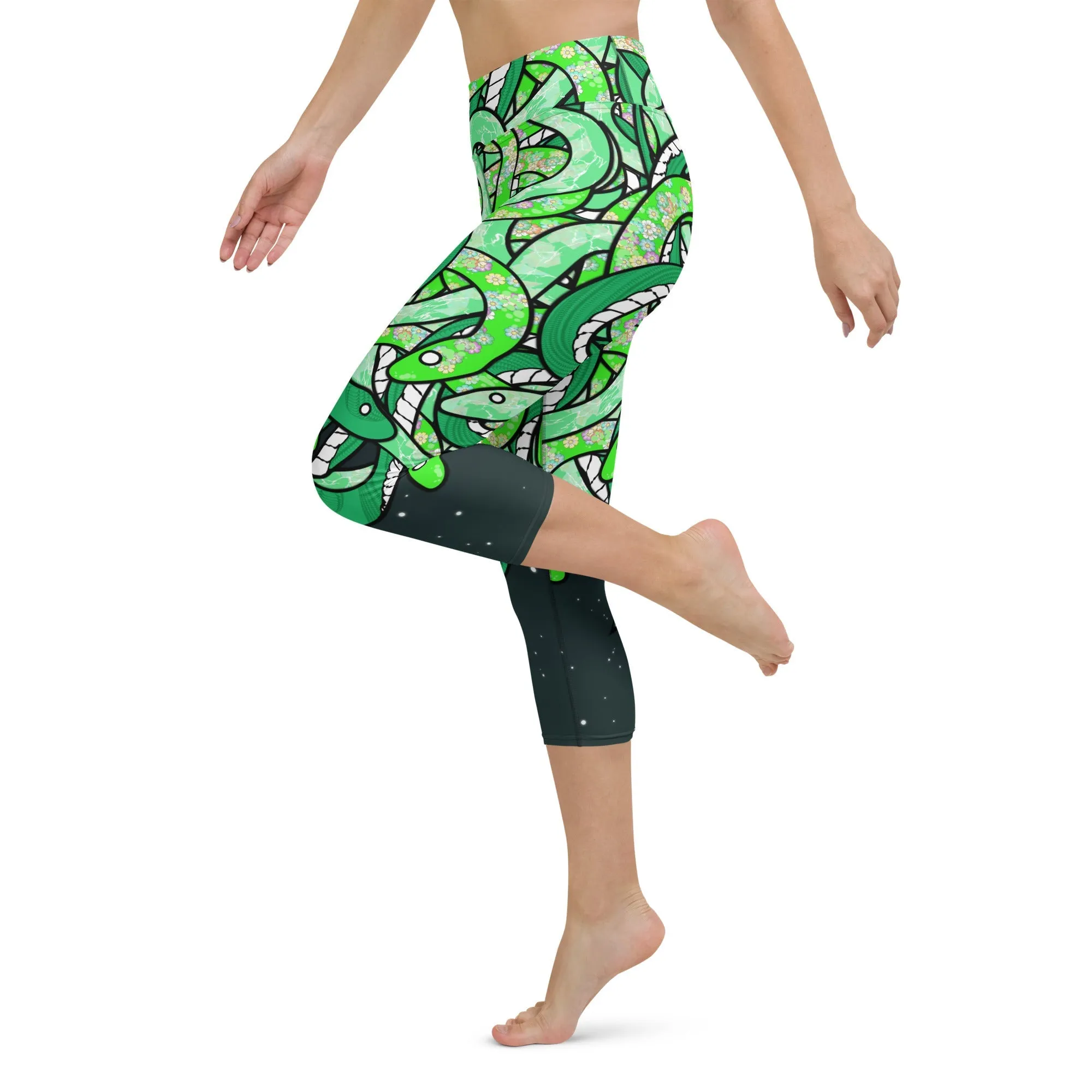 Tangled Snakes Yoga Capris