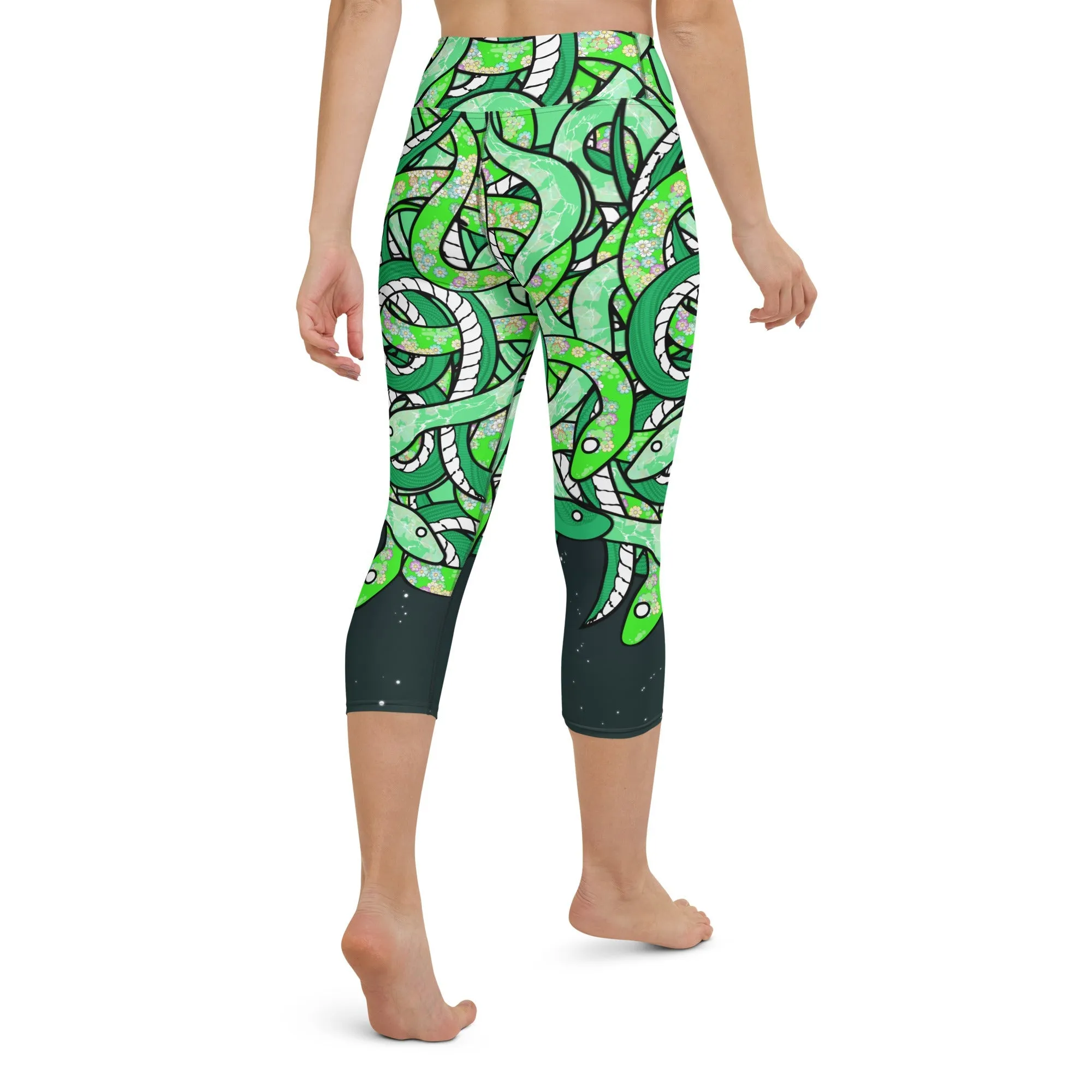 Tangled Snakes Yoga Capris