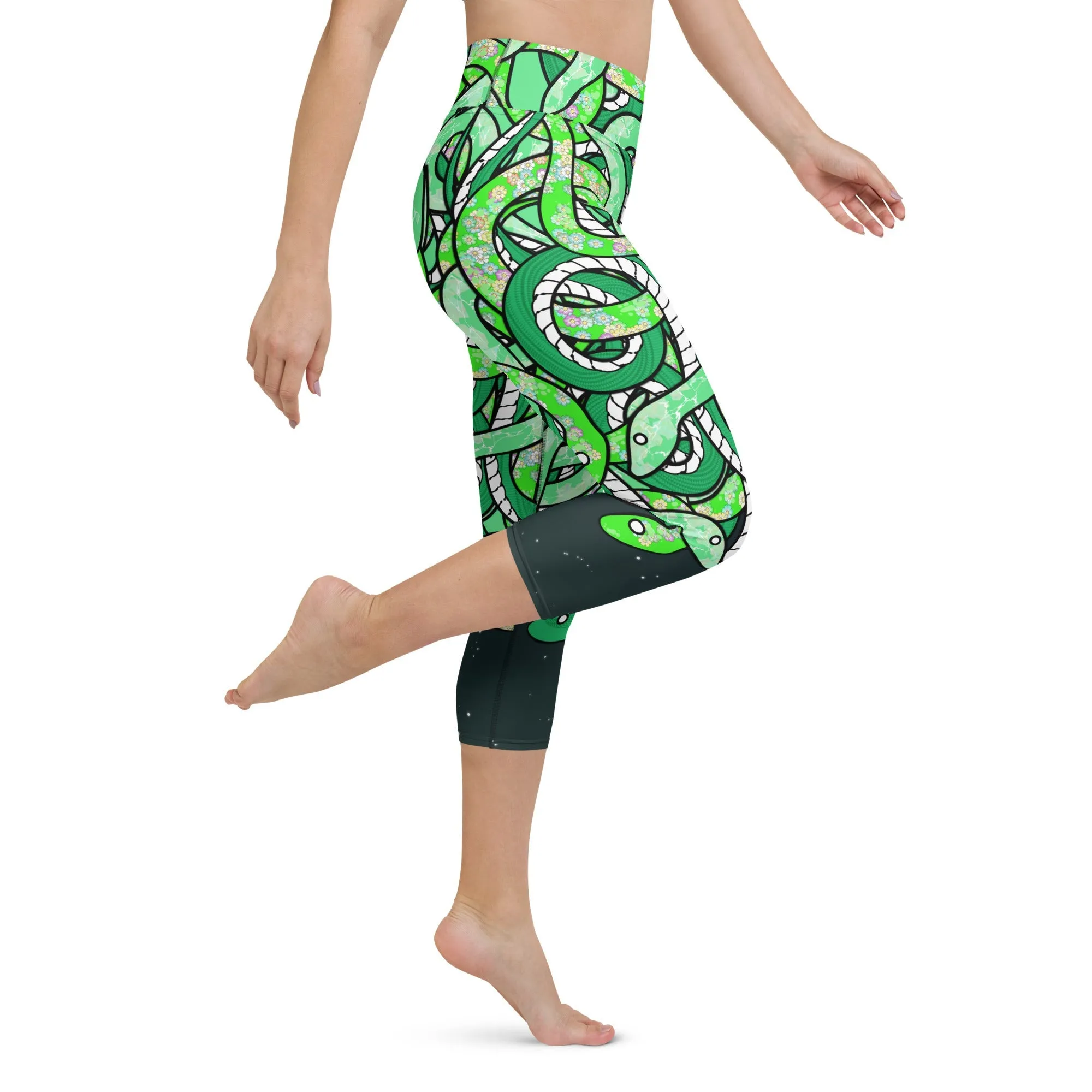 Tangled Snakes Yoga Capris