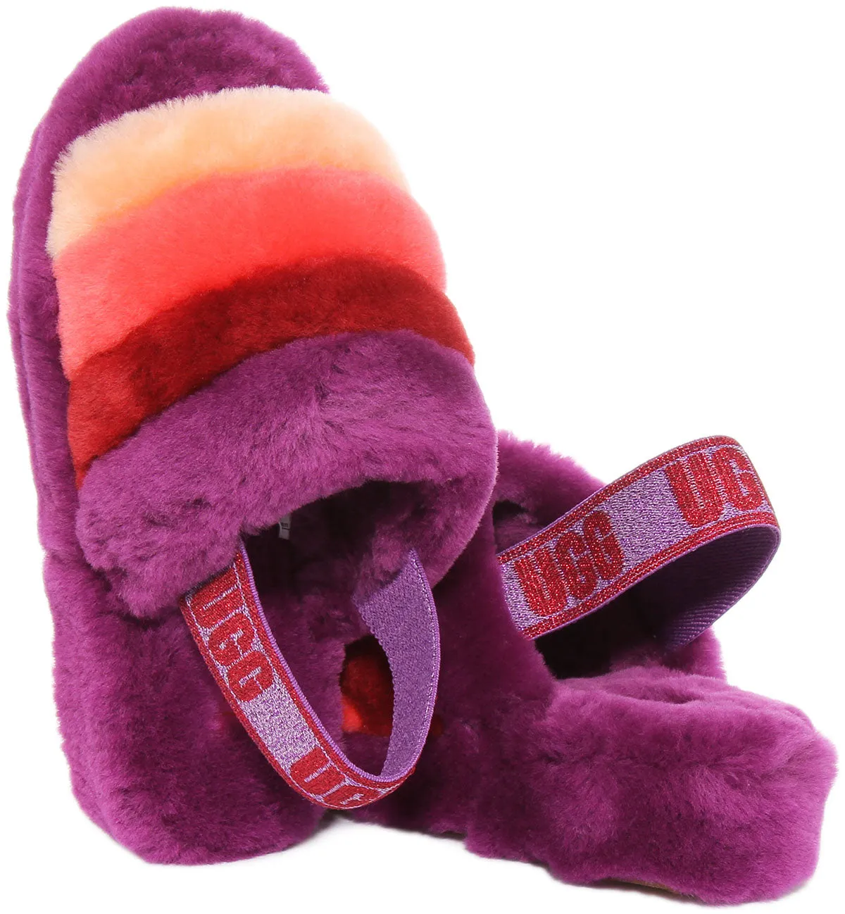 Ugg Australia Fluff Yeah Slide In Purple For Women