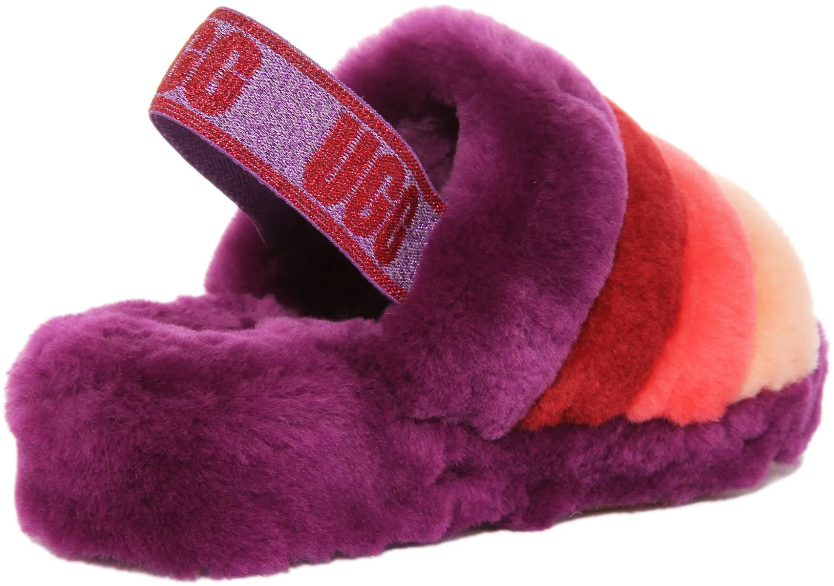 Ugg Australia Fluff Yeah Slide In Purple For Women