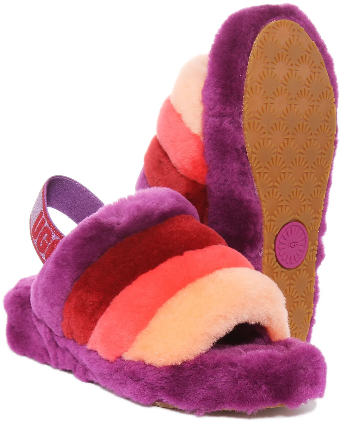 Ugg Australia Fluff Yeah Slide In Purple For Women