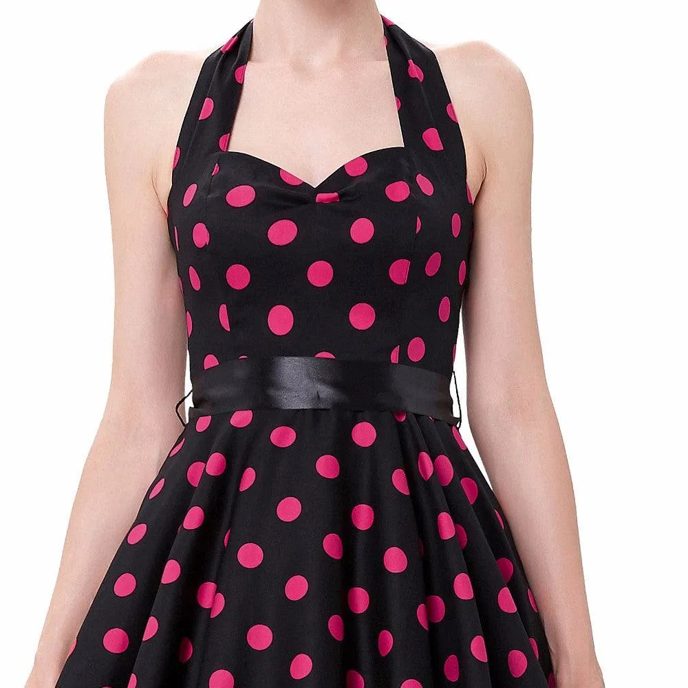 VINTAGE POLKA-DOT SWING DRESS