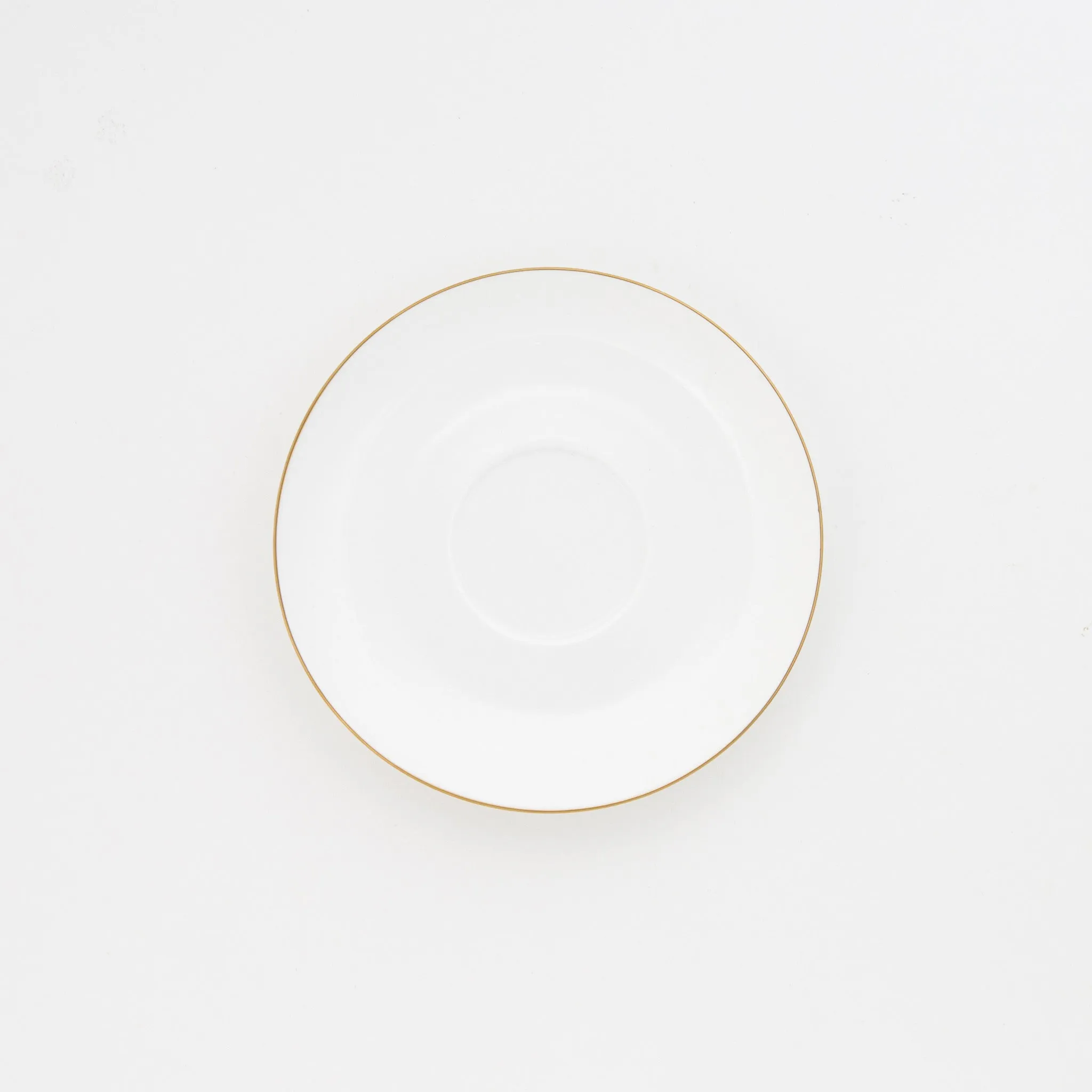 White Teacup and Saucer