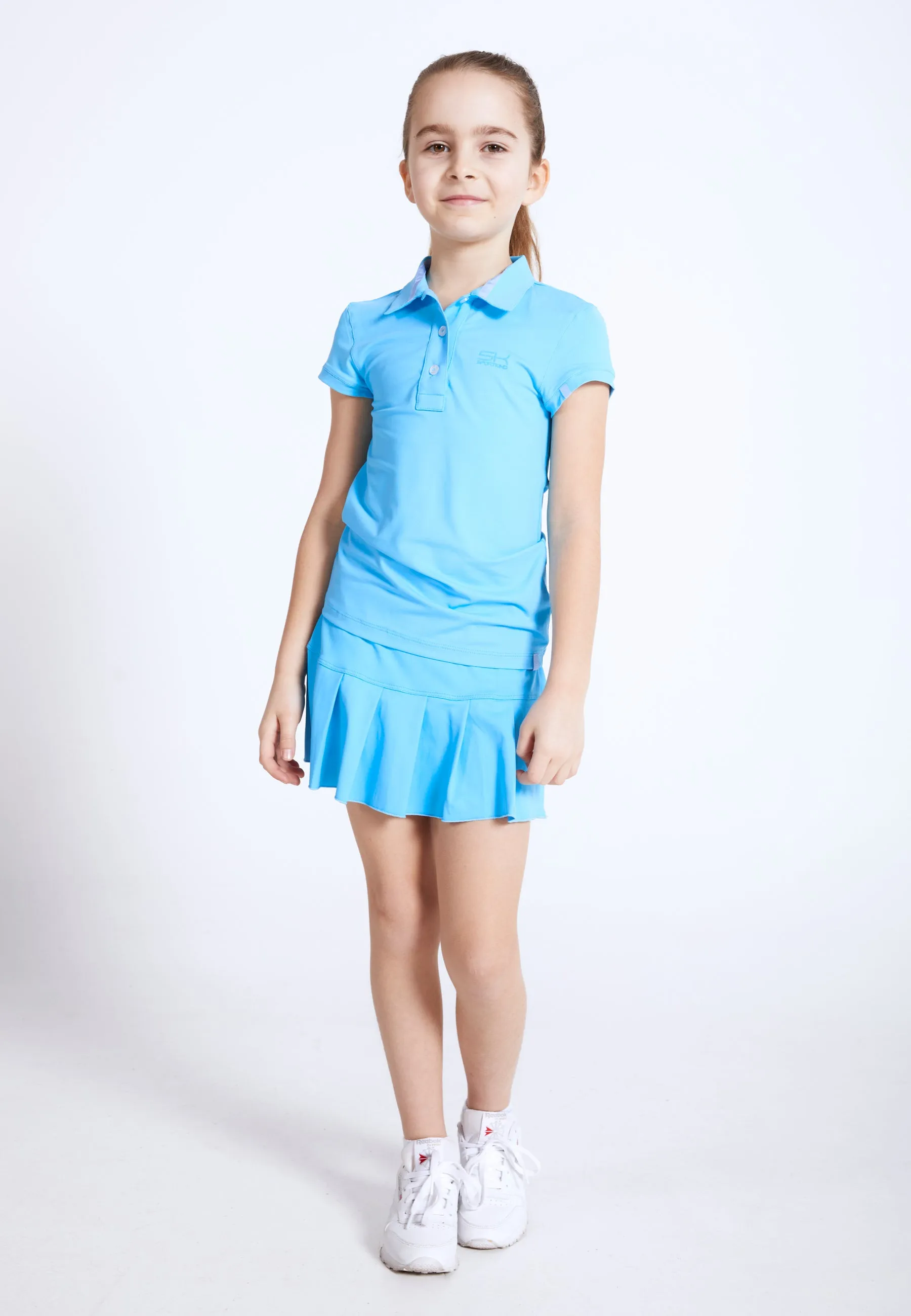 Women Tennis Polo Shirt, light blue